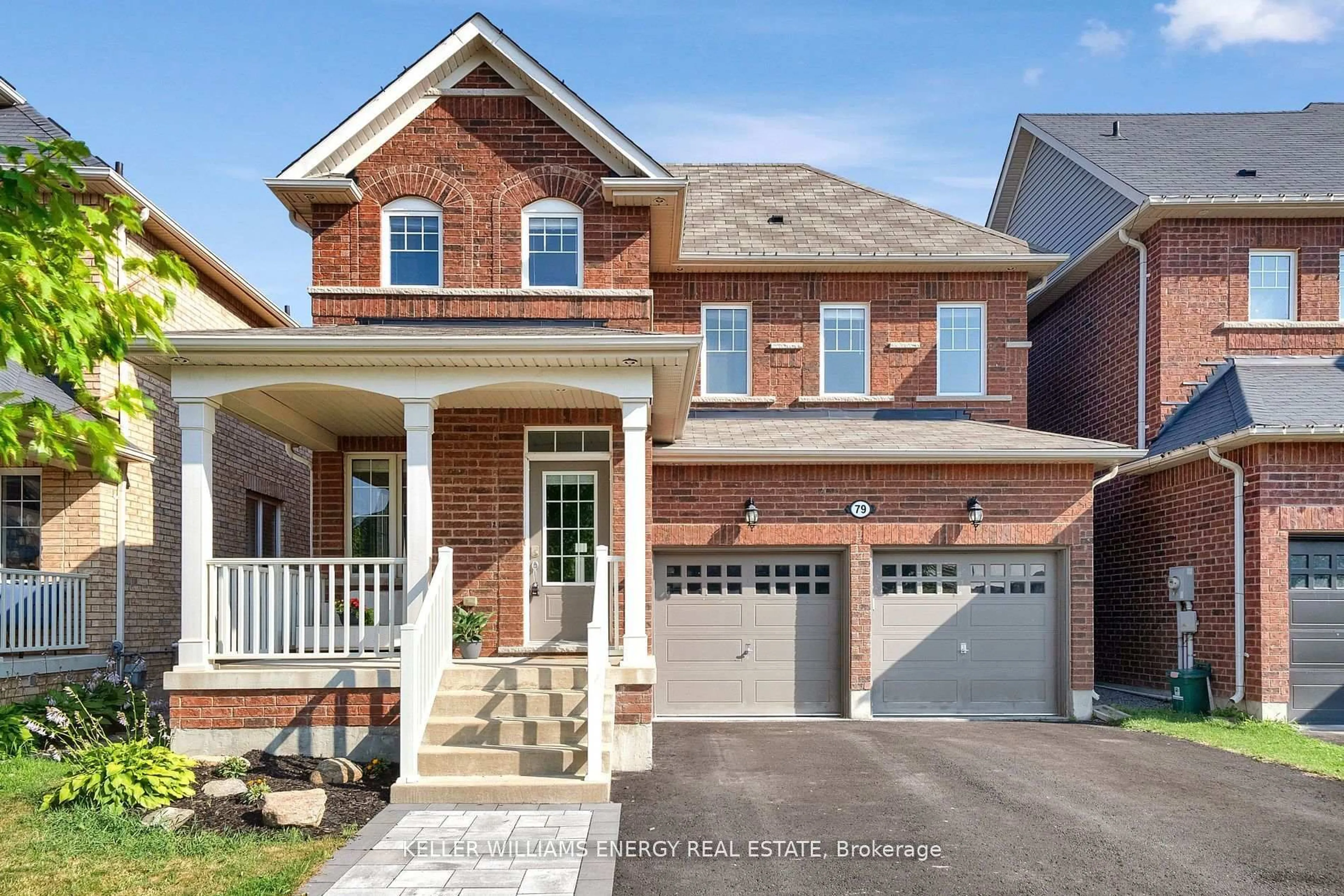 Home with brick exterior material, street for 79 Sumersford Dr, Clarington Ontario L1C 0P5