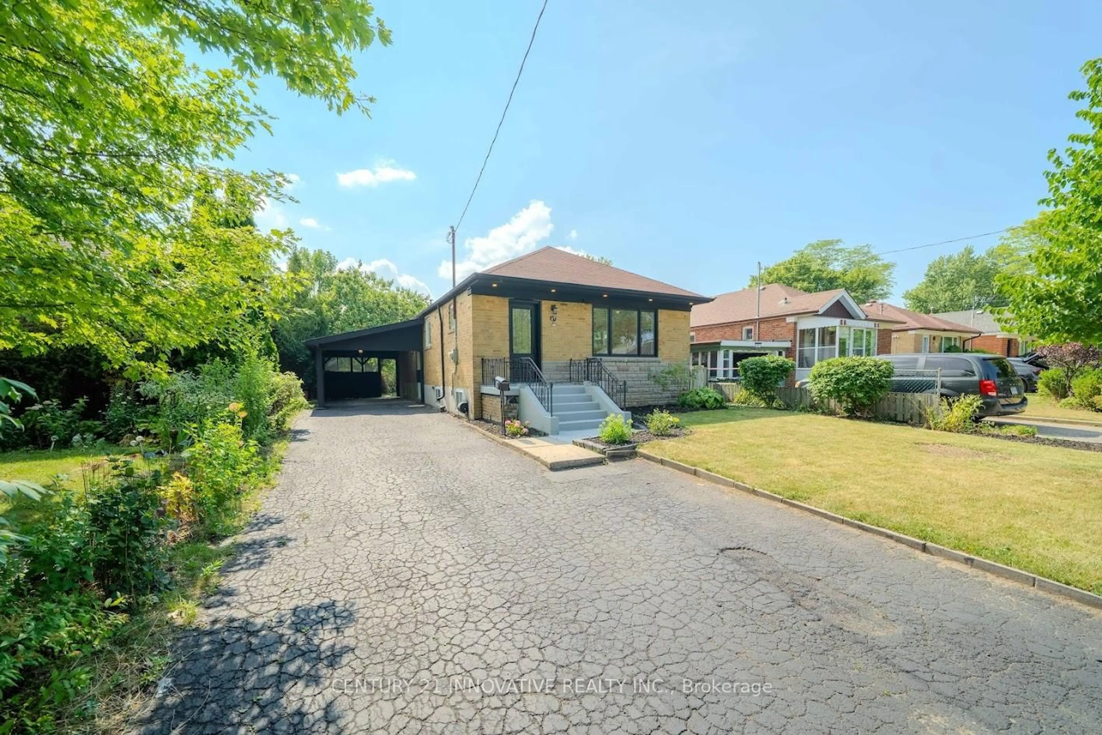 A pic from outside/outdoor area/front of a property/back of a property/a pic from drone, street for 57 Leahann Dr, Toronto Ontario M1P 1B8