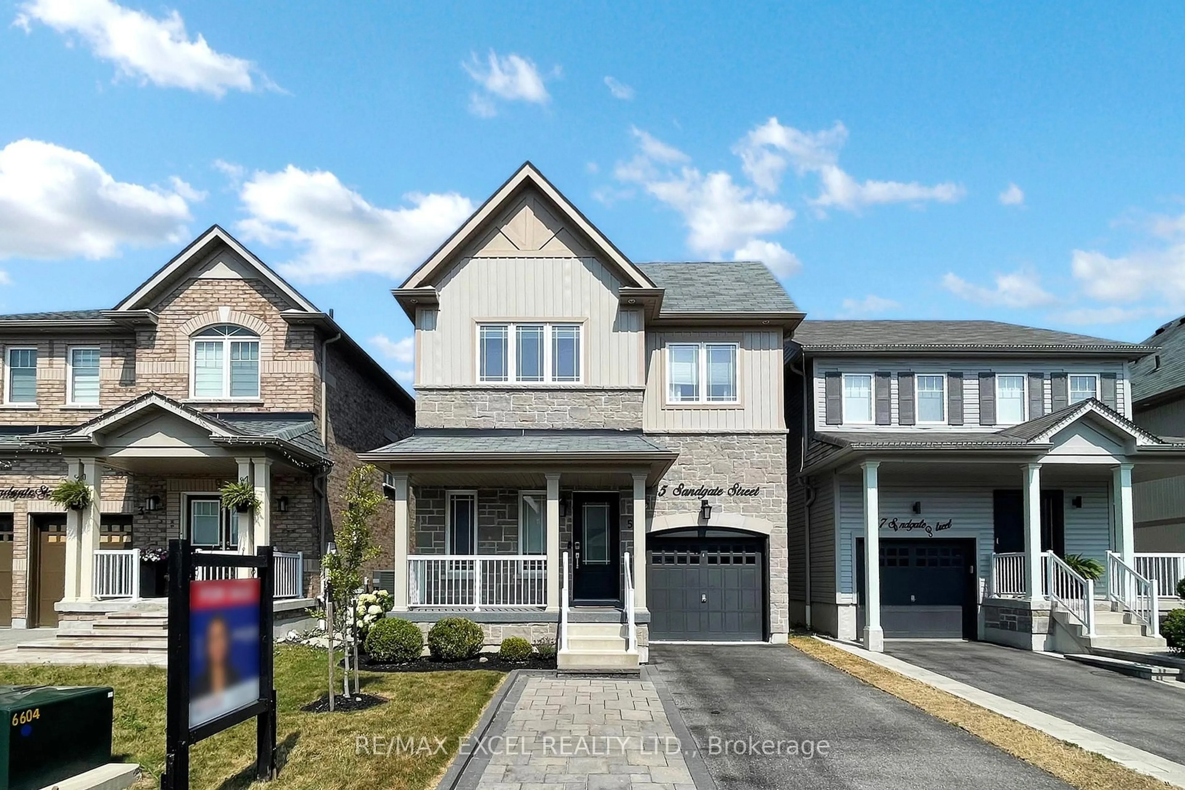 Home with brick exterior material, street for 5 Sandgate St, Whitby Ontario L1R 0L3