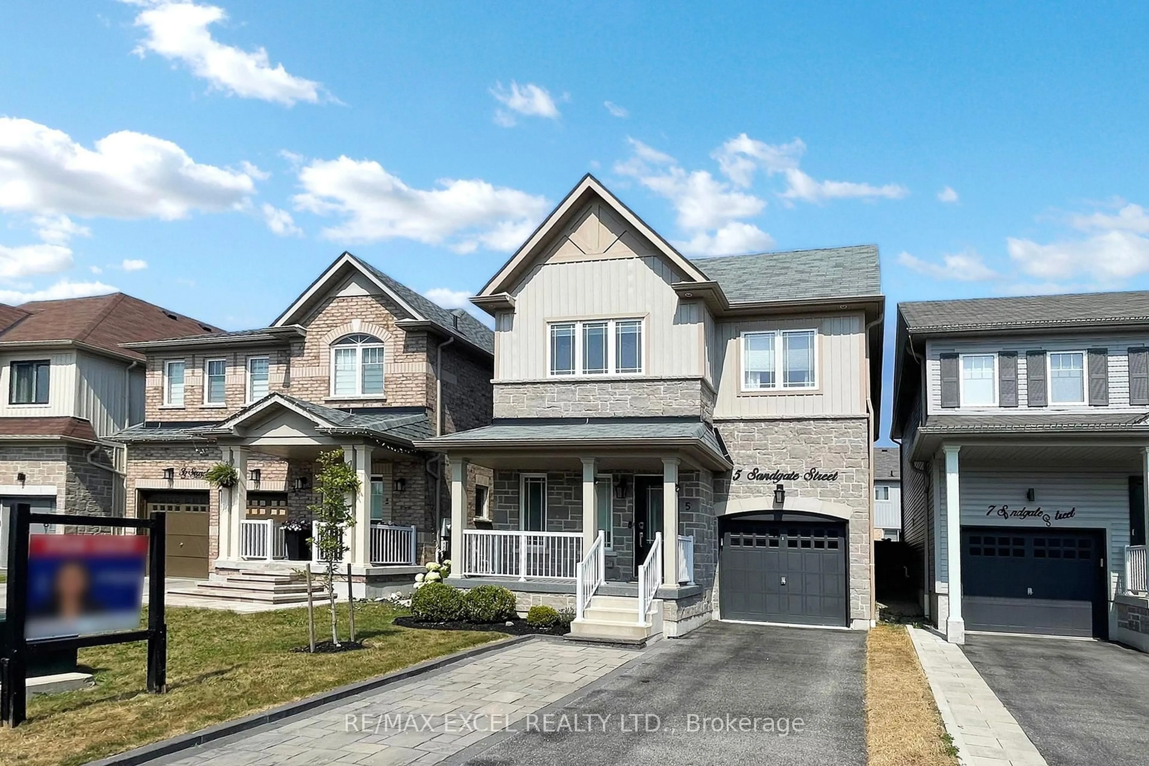 Home with brick exterior material, street for 5 Sandgate St, Whitby Ontario L1R 0L3