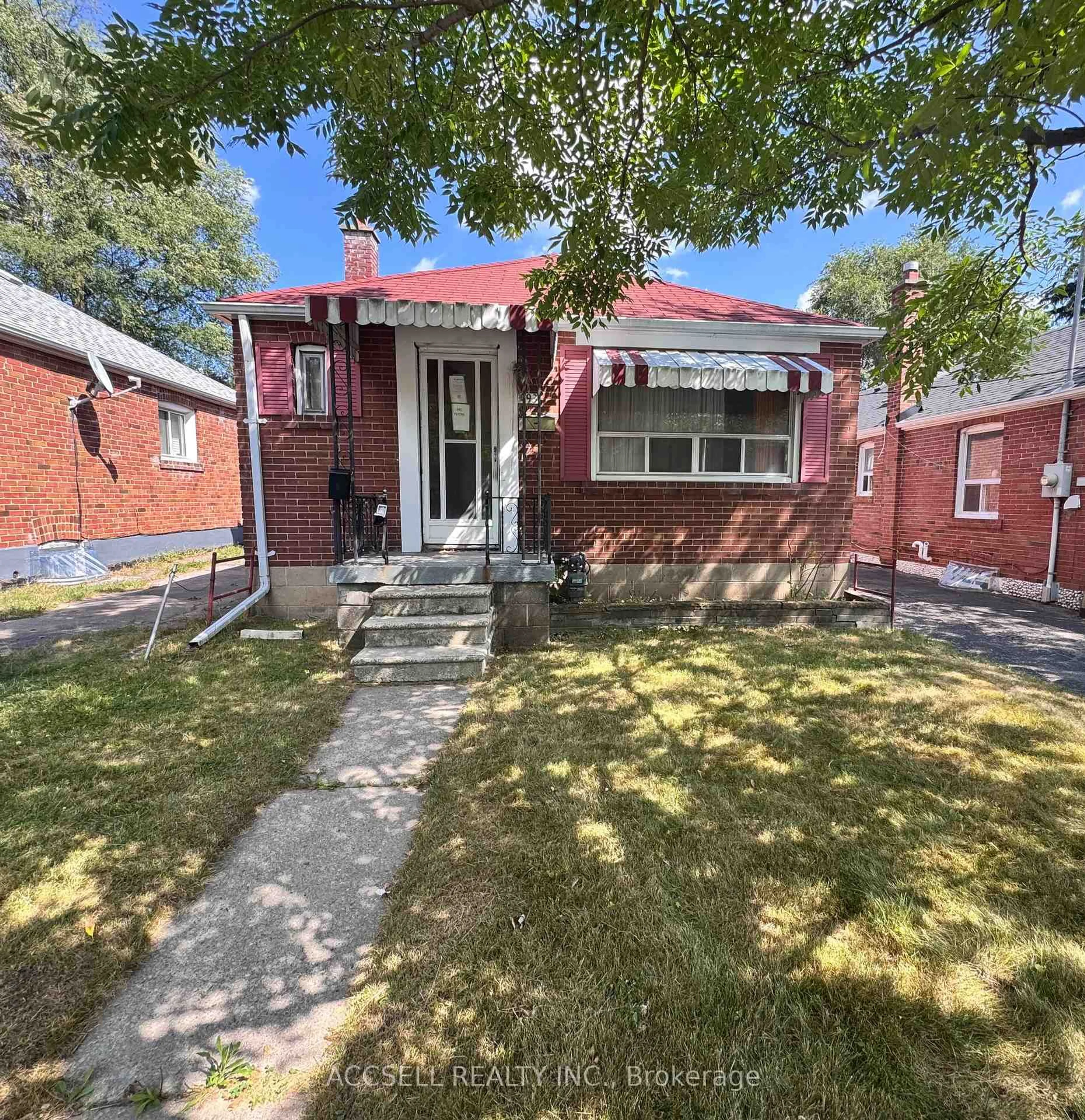 Home with brick exterior material, street for 493 Dawes Rd, Toronto Ontario M4B 2G5