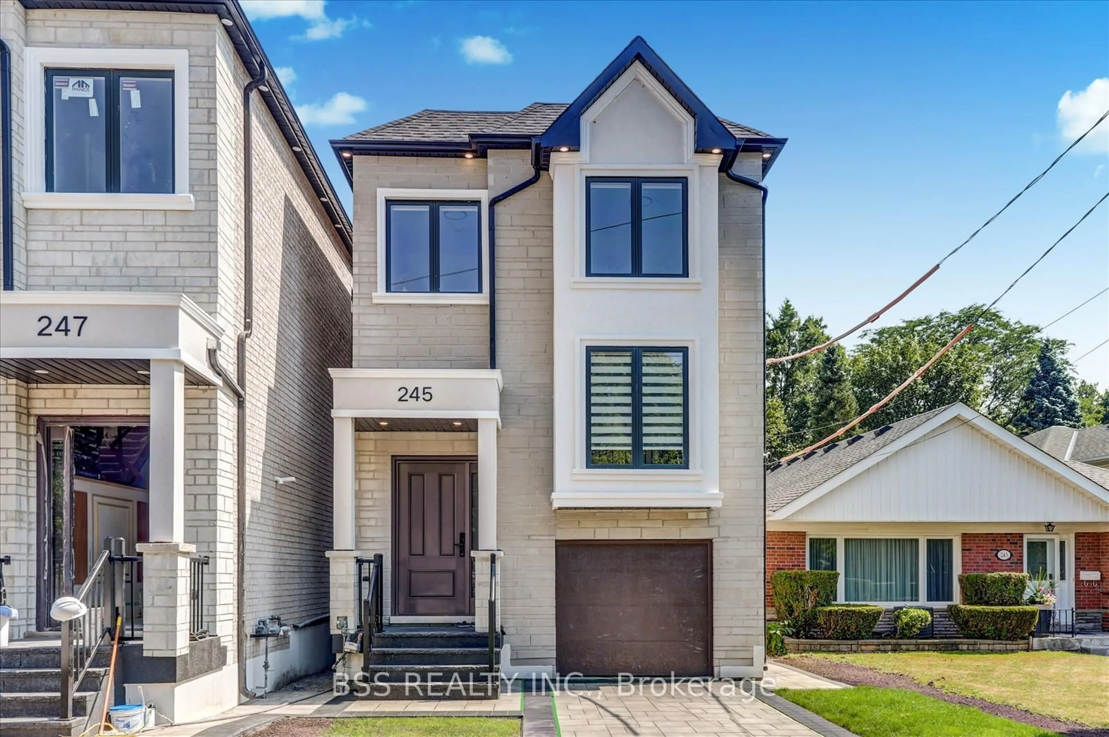 Home with brick exterior material, street for 245 Ferris Rd, Toronto Ontario M4B 1H2