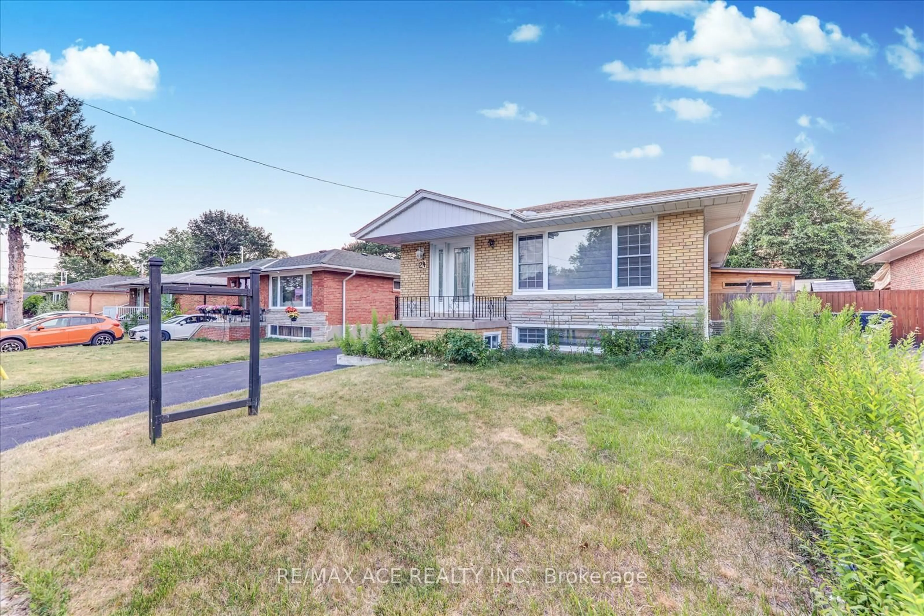Home with brick exterior material, street for 24 Wantanopa Cres, Toronto Ontario M1H 2B3