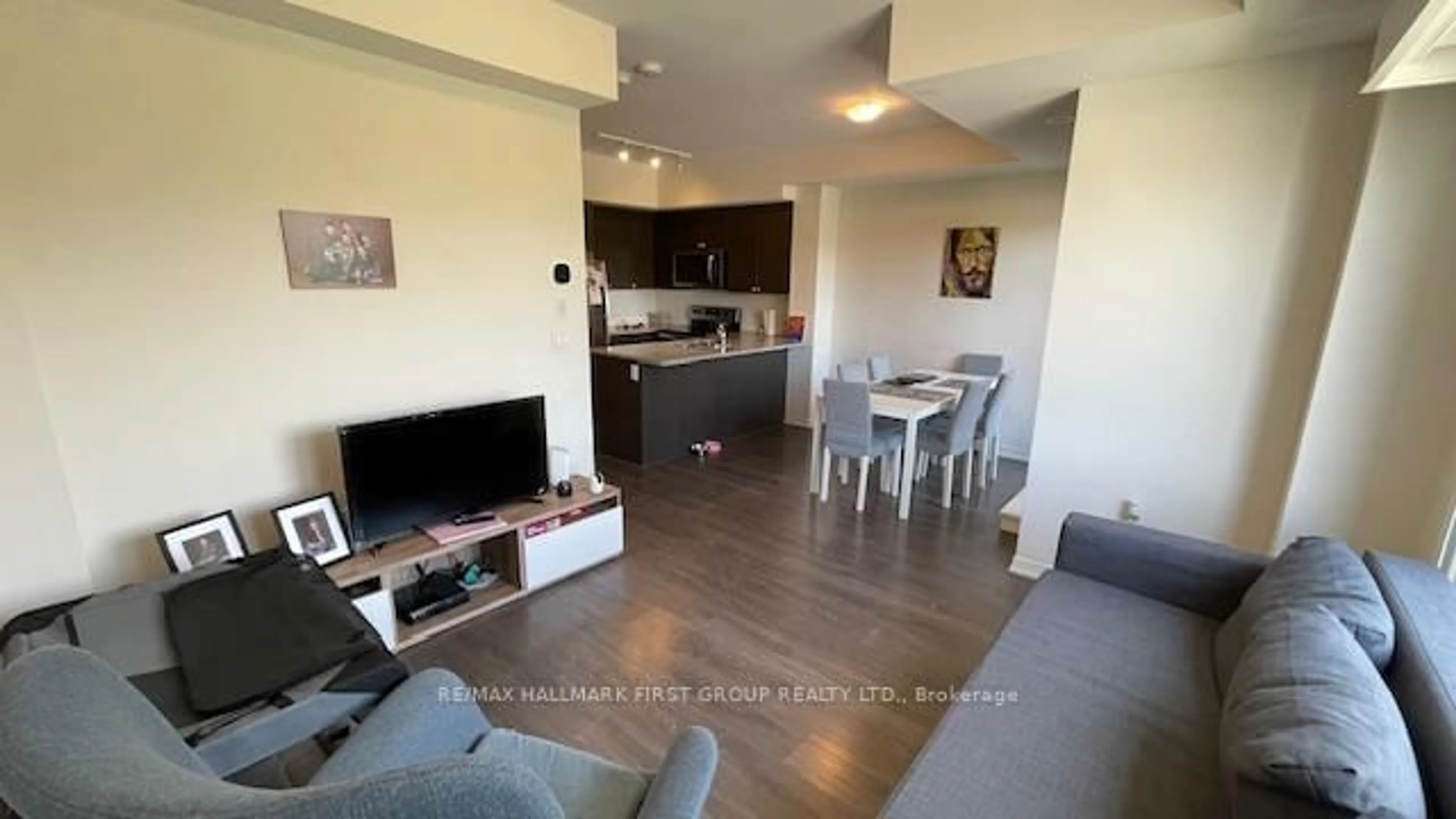 Living room with furniture, unknown for 8835 Sheppard Ave #319, Toronto Ontario M1B 5R7