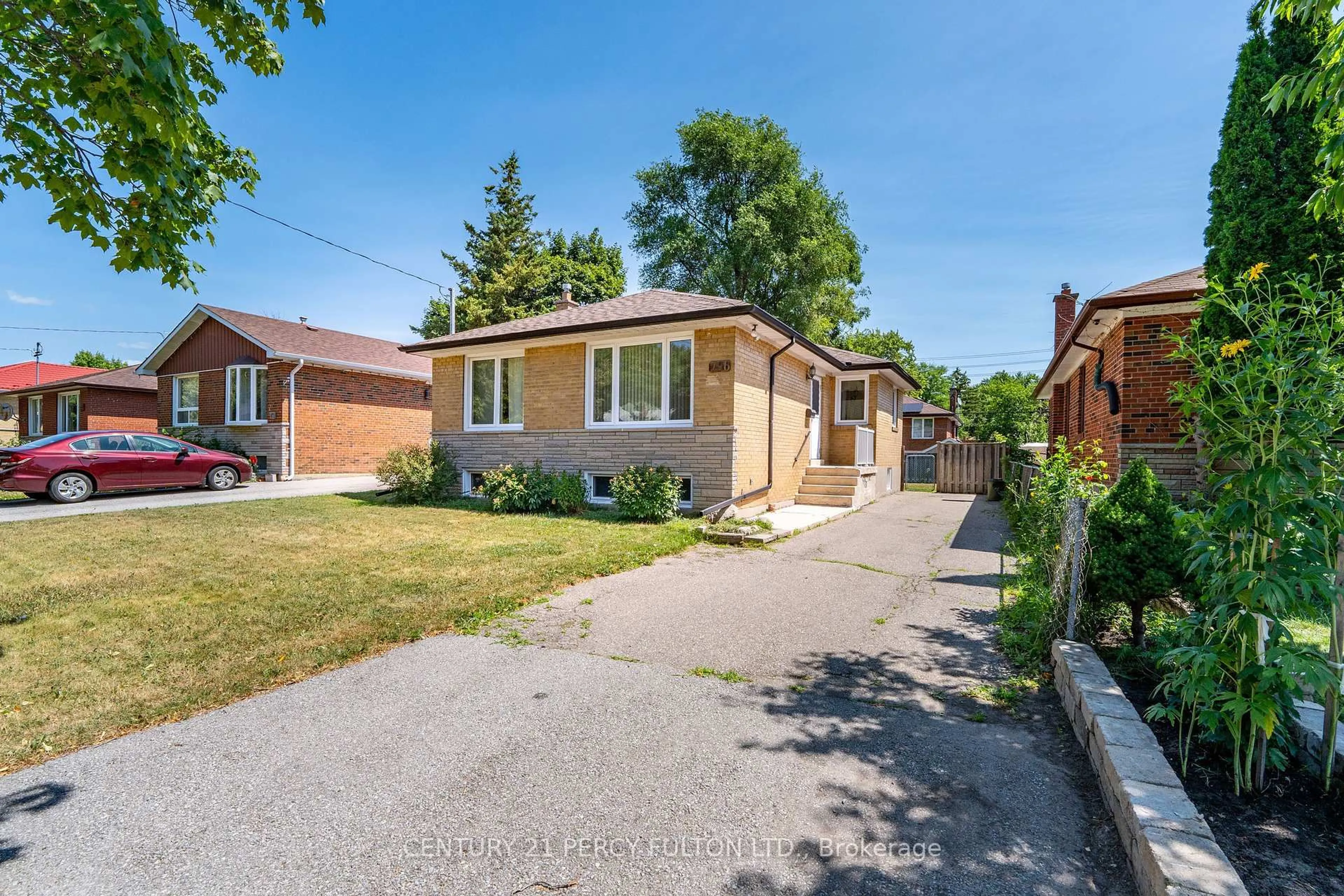 Home with brick exterior material, street for 796 Brimorton Dr, Toronto Ontario M1G 2S9
