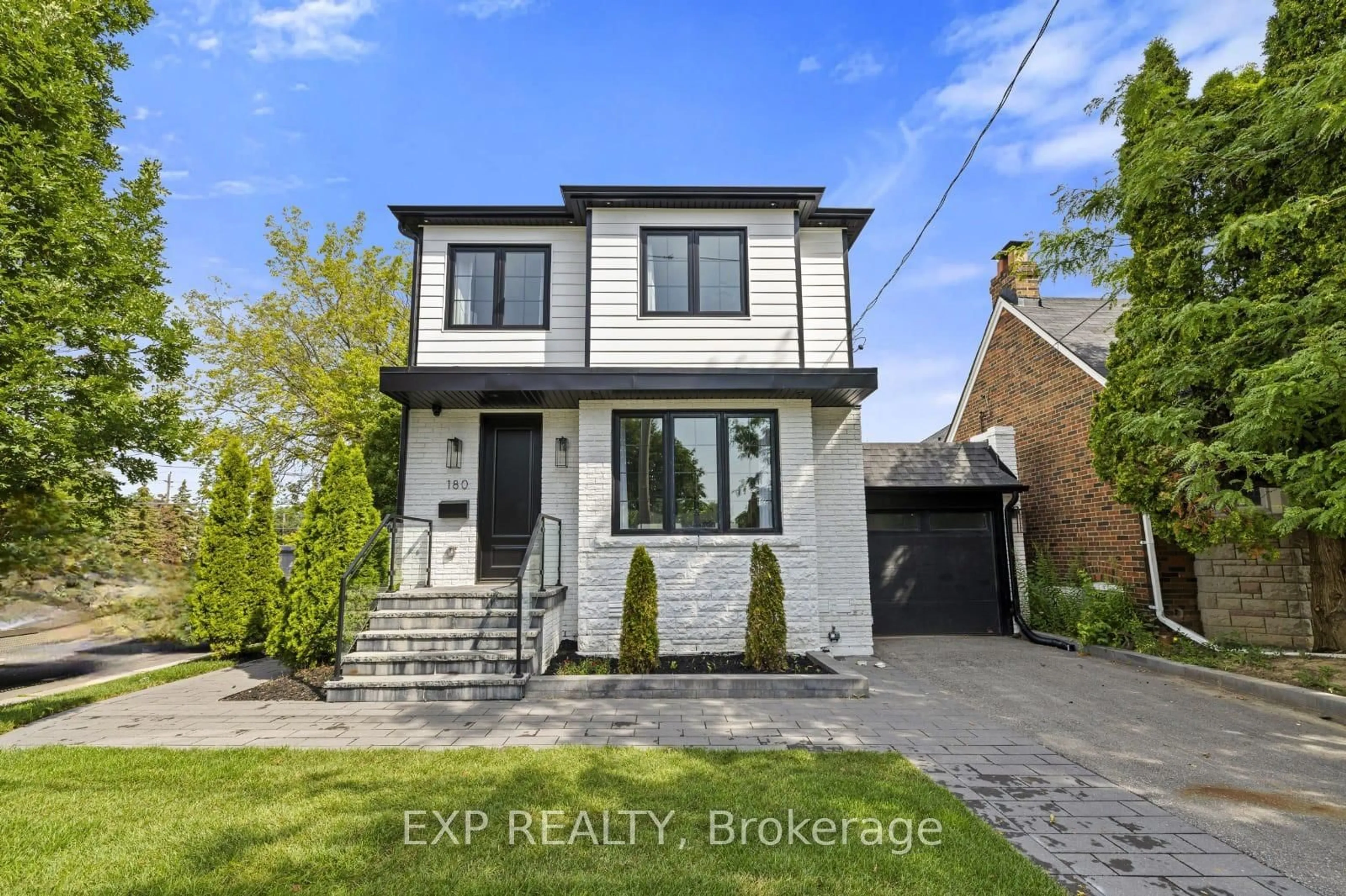 Home with brick exterior material, street for 180 Glenwood Cres, Toronto Ontario M4B 1K4