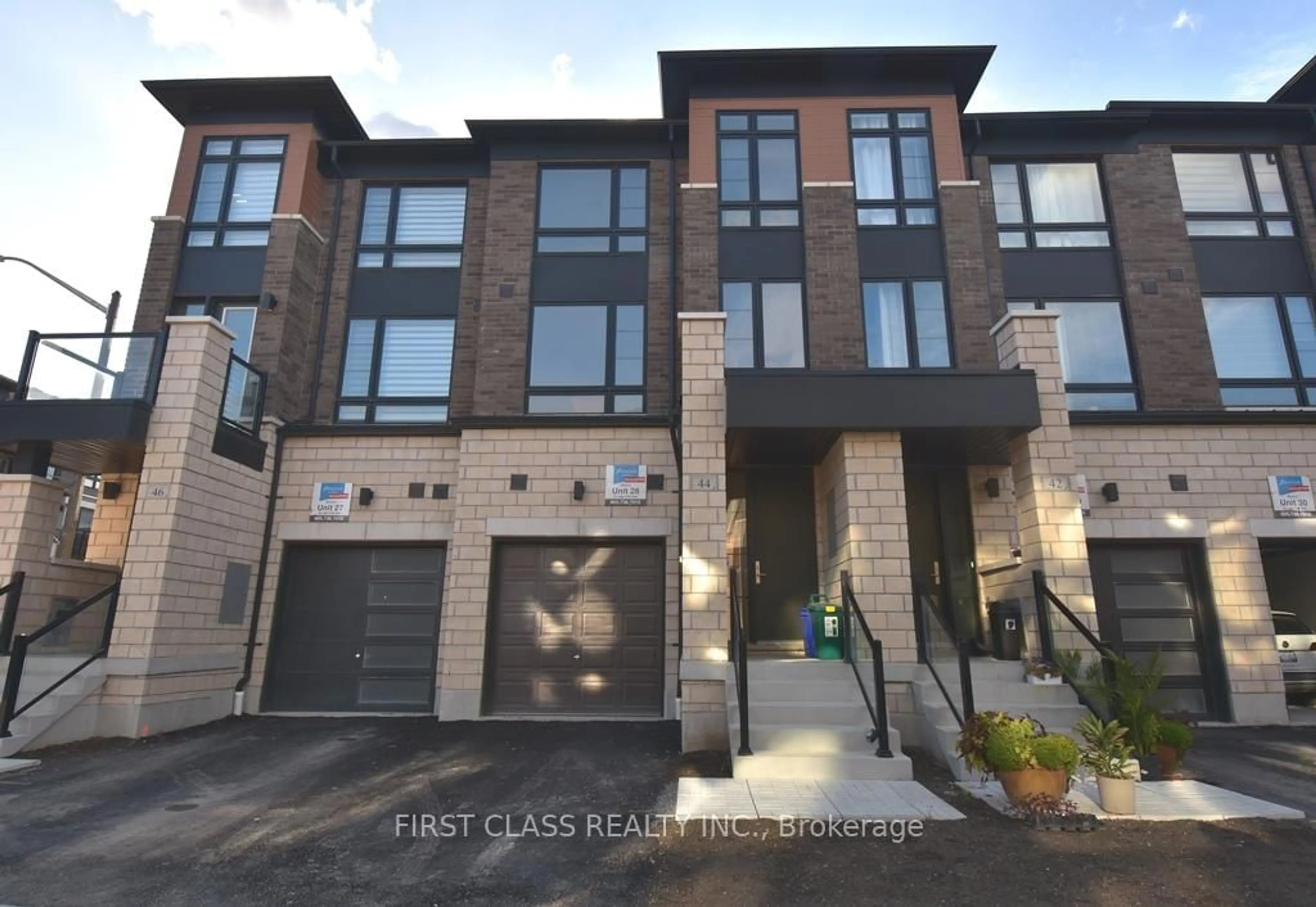 Home with brick exterior material, street for 44 Lake Trail Way, Whitby Ontario L1M 0M3