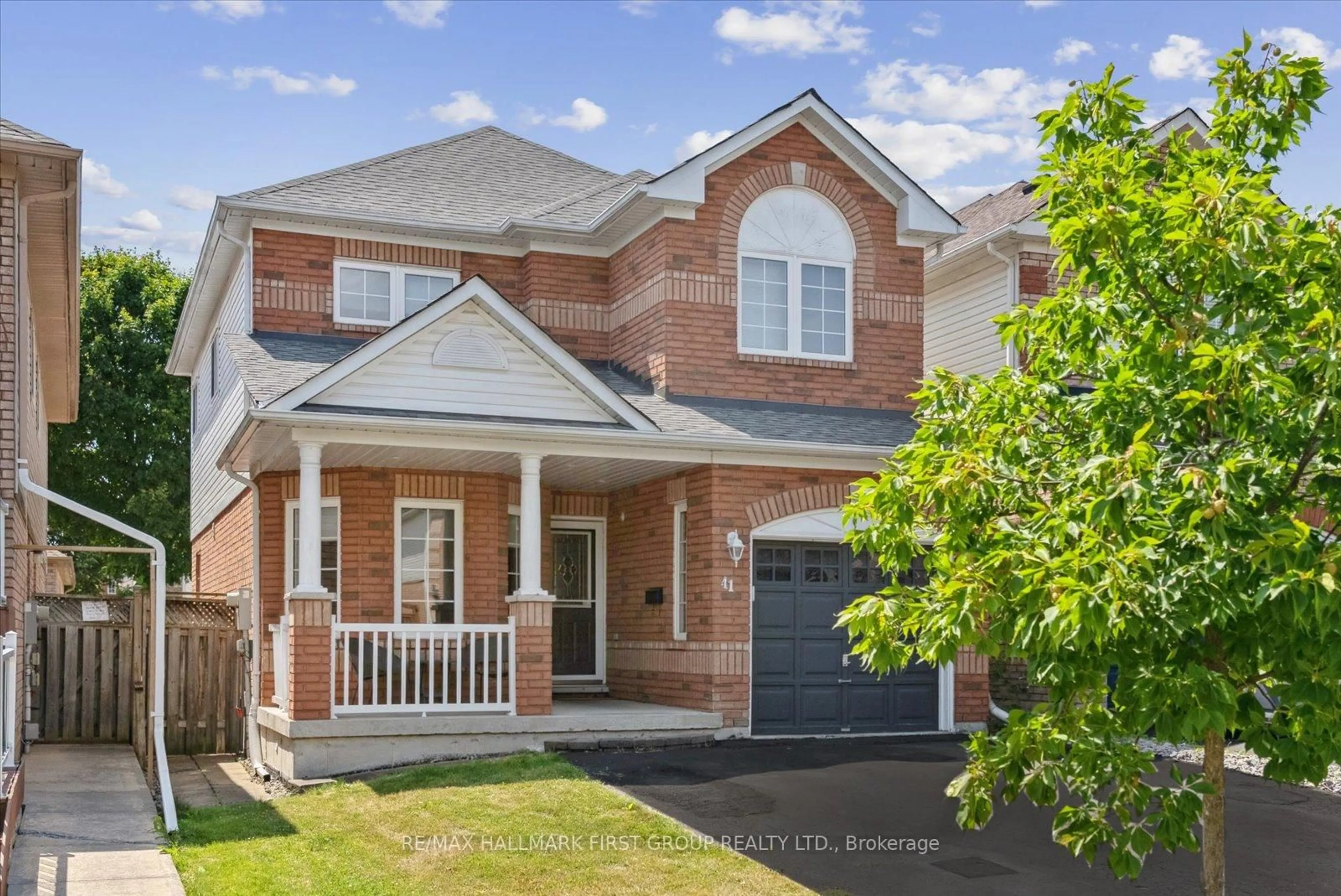 Home with brick exterior material, street for 41 Marchwood Cres, Clarington Ontario L1C 5K5