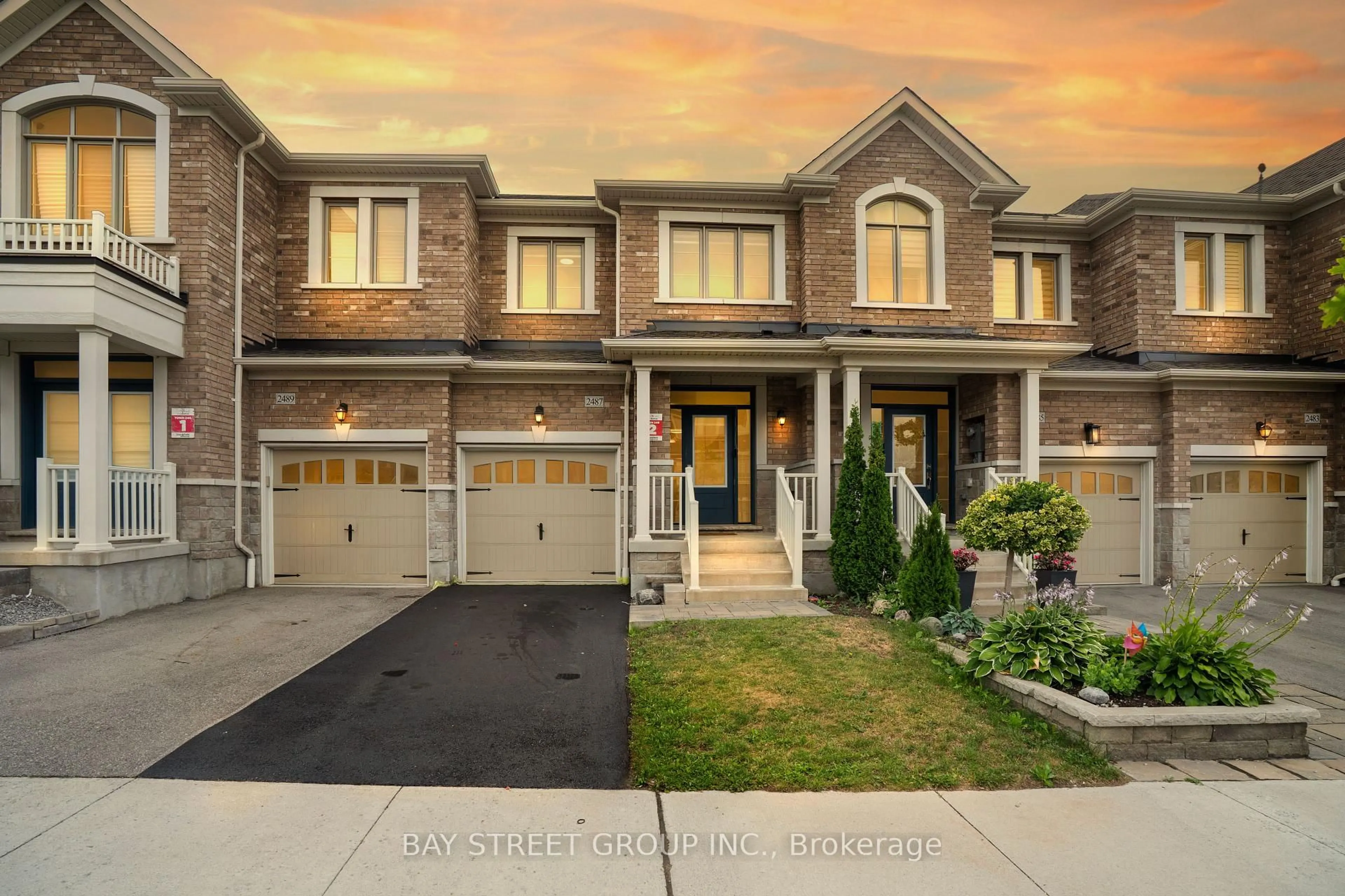 Home with brick exterior material, street for 2487 Hibiscus Dr, Pickering Ontario L1X 0G9