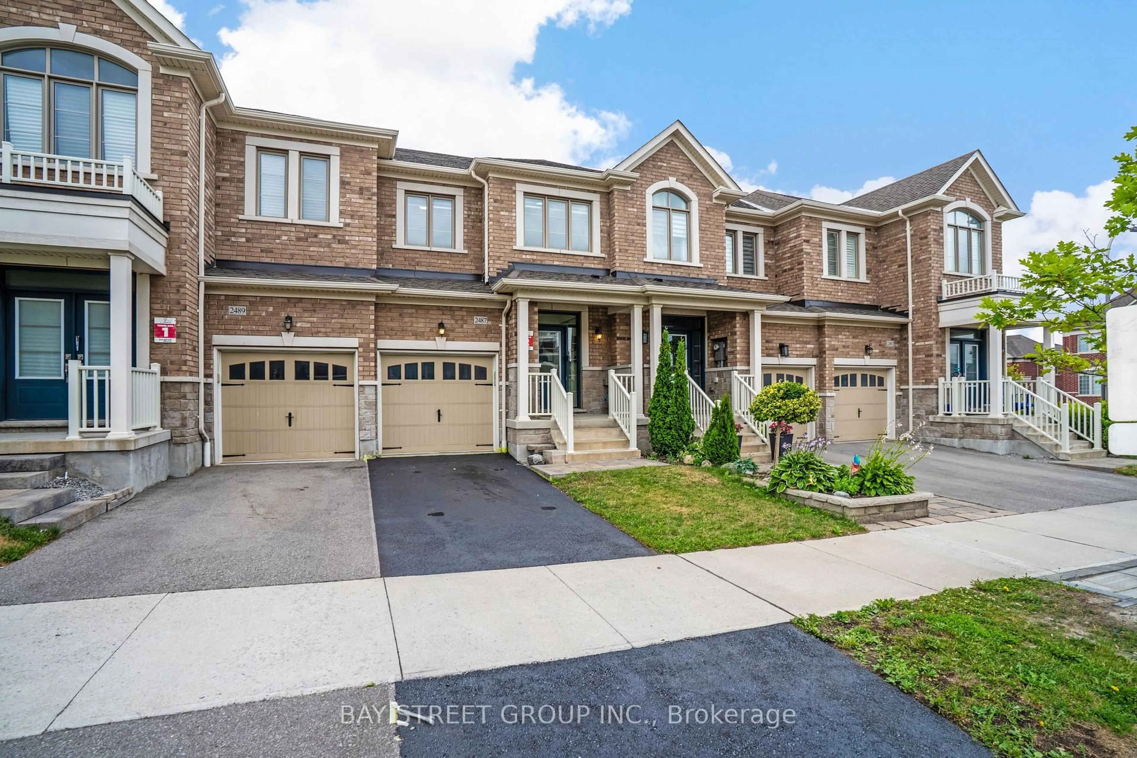Home with brick exterior material, street for 2487 Hibiscus Dr, Pickering Ontario L1X 0G9