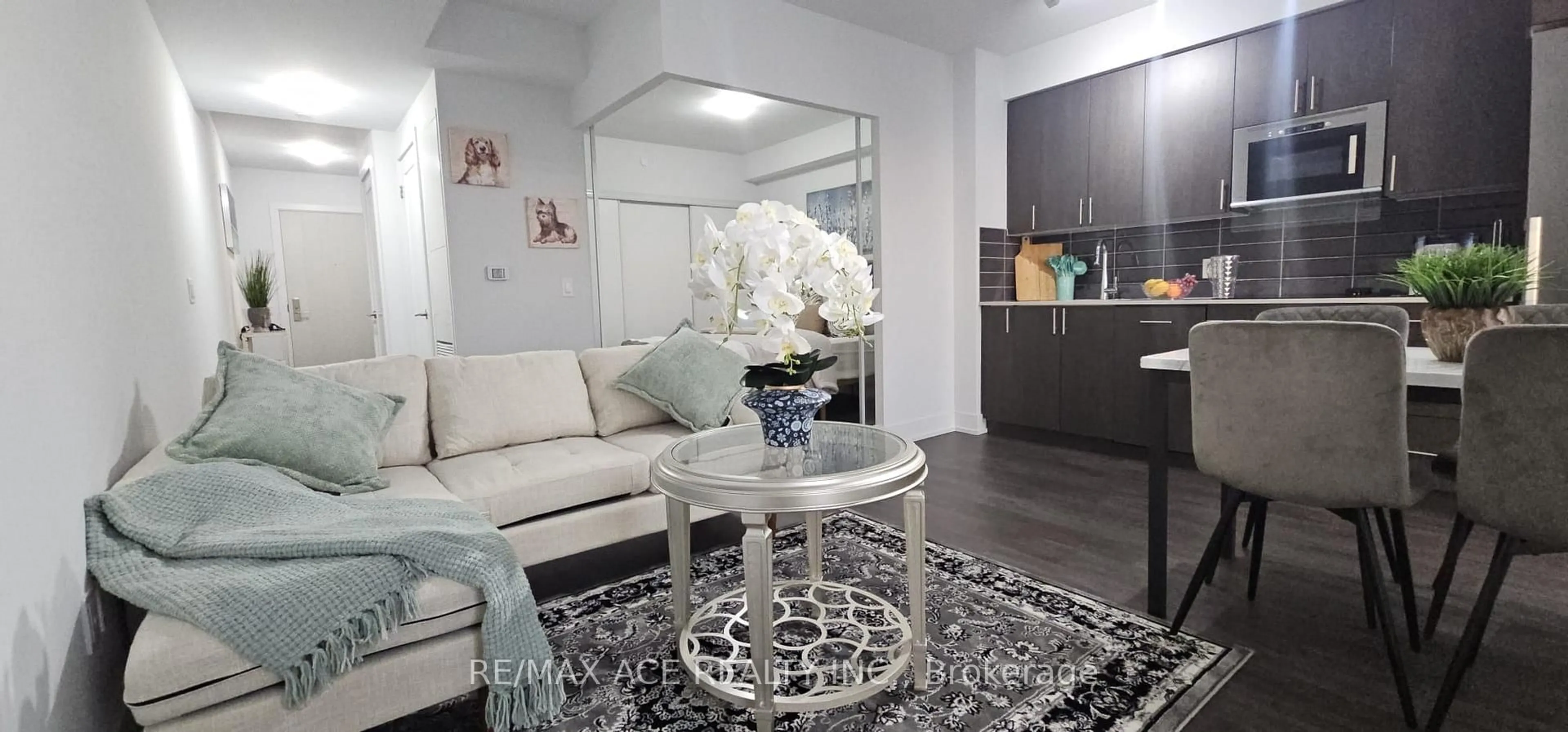 Living room with furniture, unknown for 2550 Simcoe St #1402, Oshawa Ontario L1L 0R5