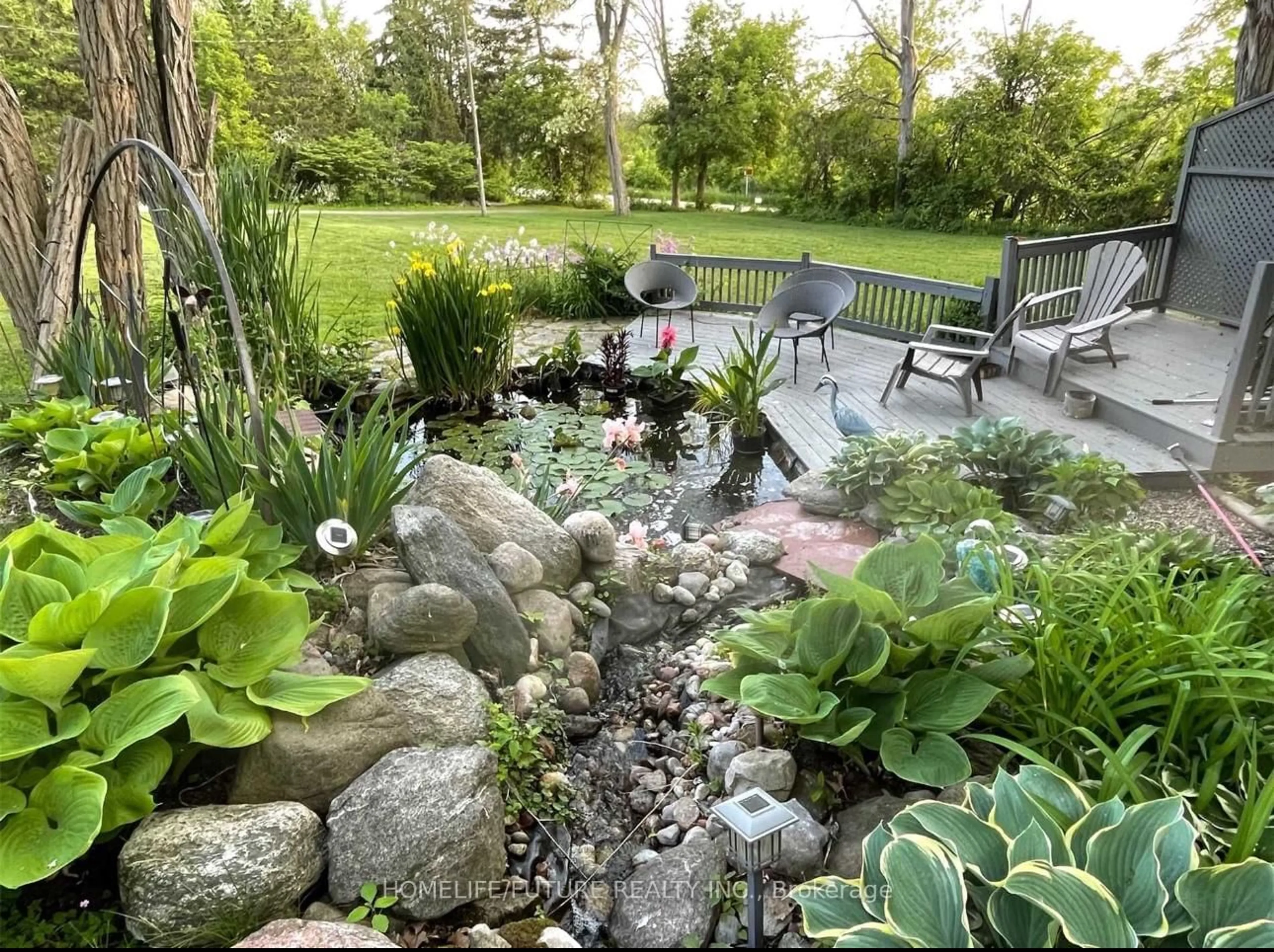 Patio, water/lake/river/ocean view for 3975 Kinsale Rd, Pickering Ontario L1Y 1E3