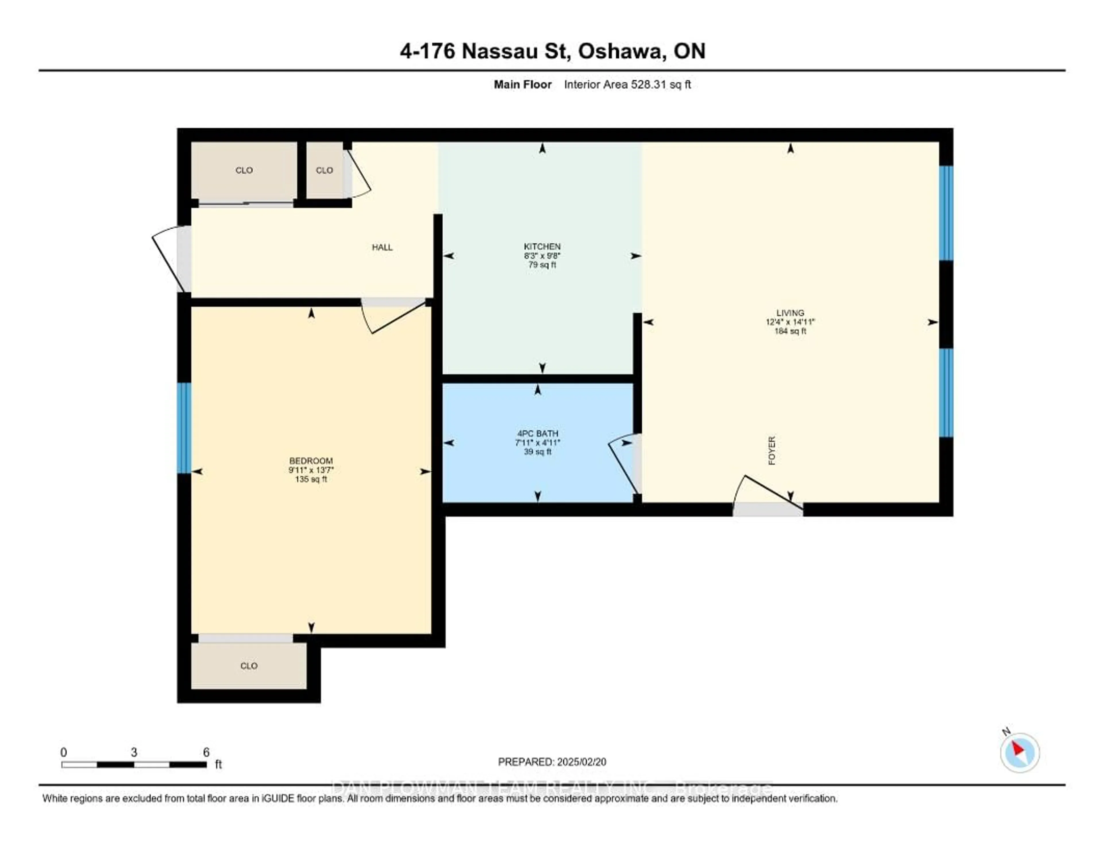Floor plan for 176 Nassau St, Oshawa Ontario L1J 4A5