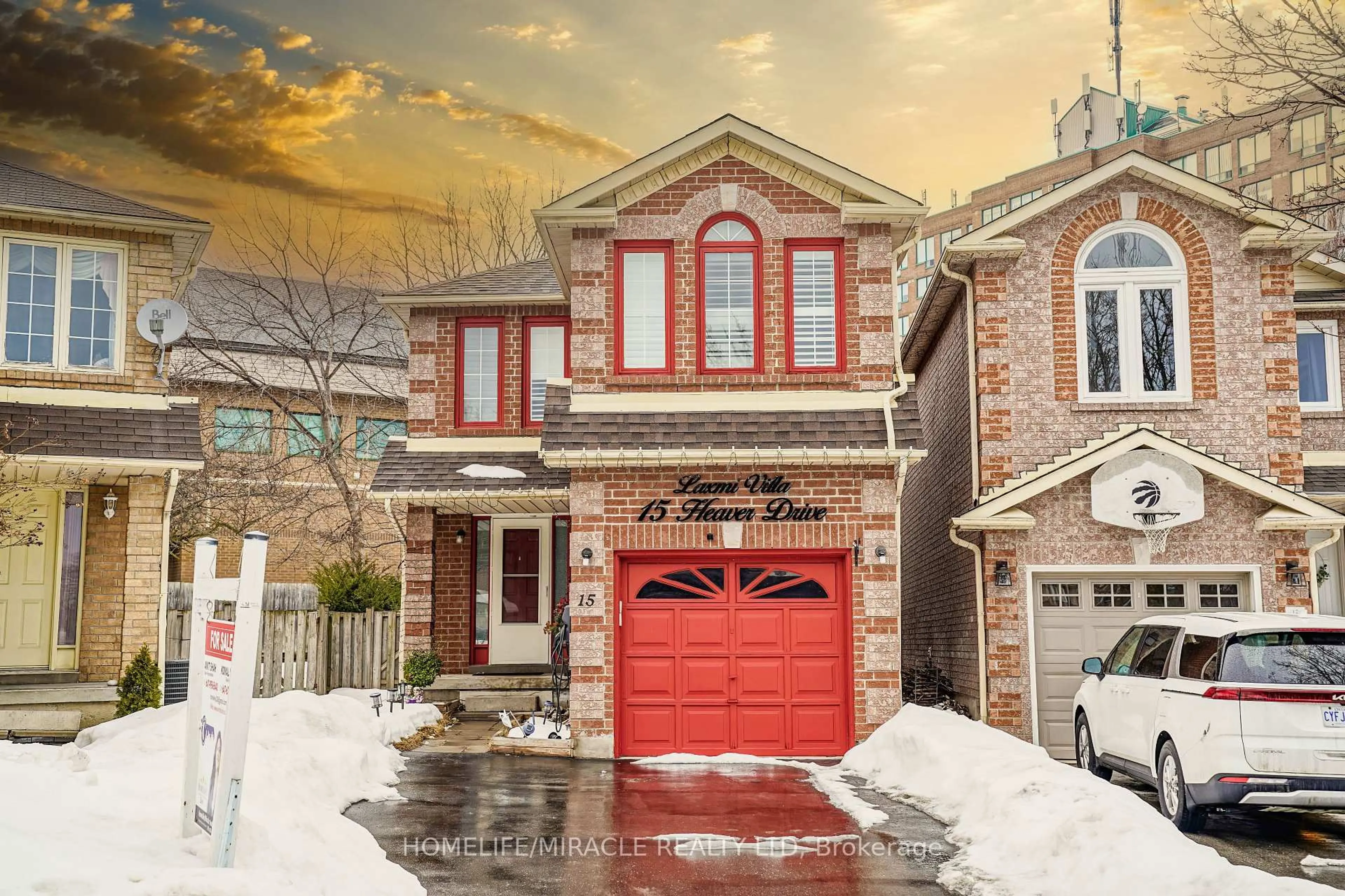 Home with brick exterior material, street for 15 Heaver Dr, Whitby Ontario L1N 9K4