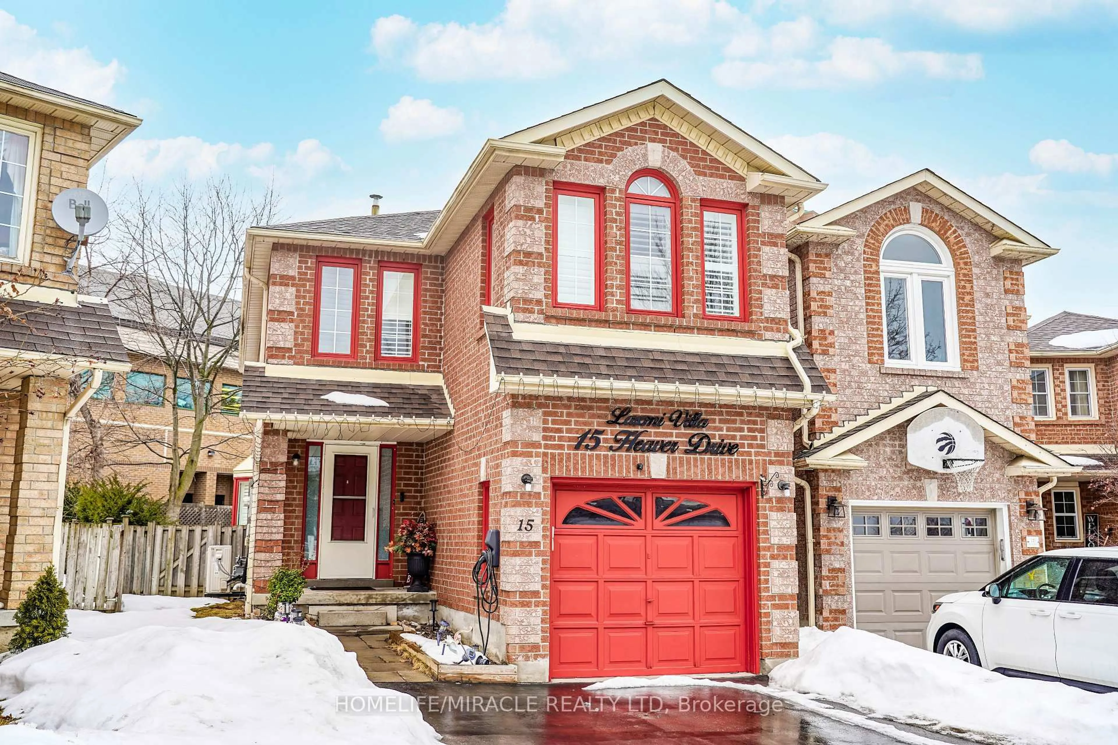 Home with brick exterior material, street for 15 Heaver Dr, Whitby Ontario L1N 9K4