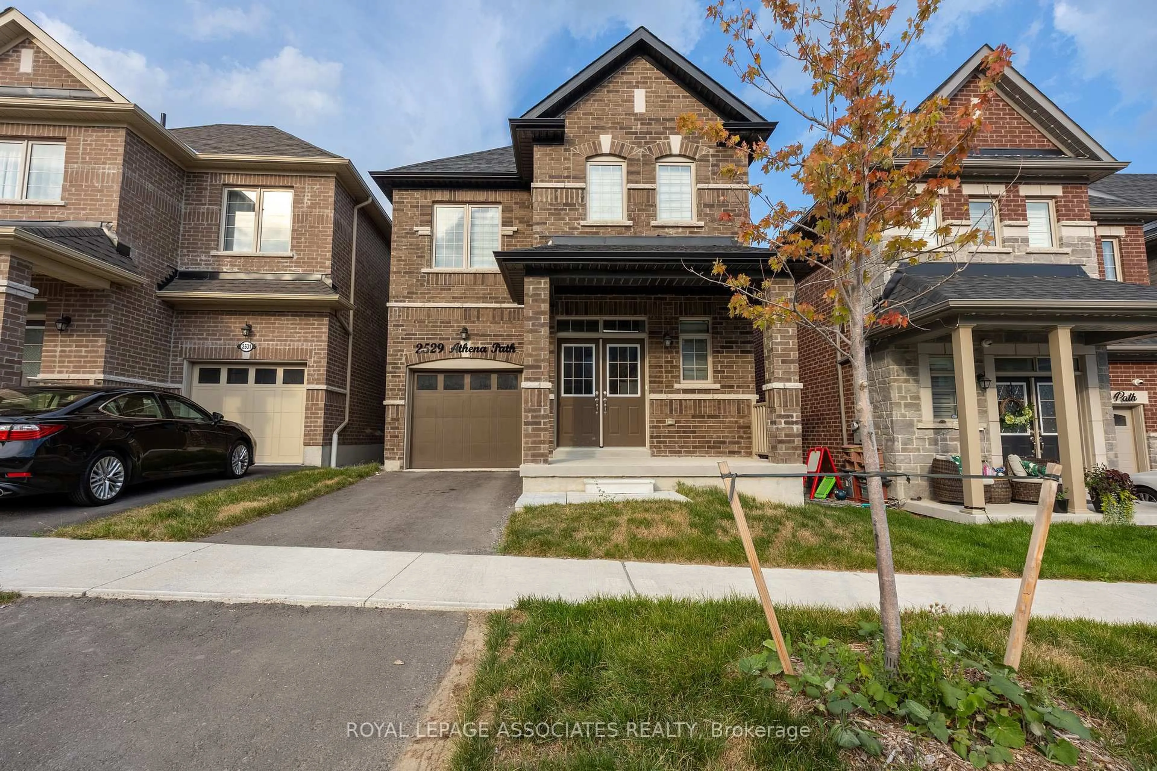 Home with brick exterior material, street for 2529 Athena Path, Pickering Ontario L1X 0M4