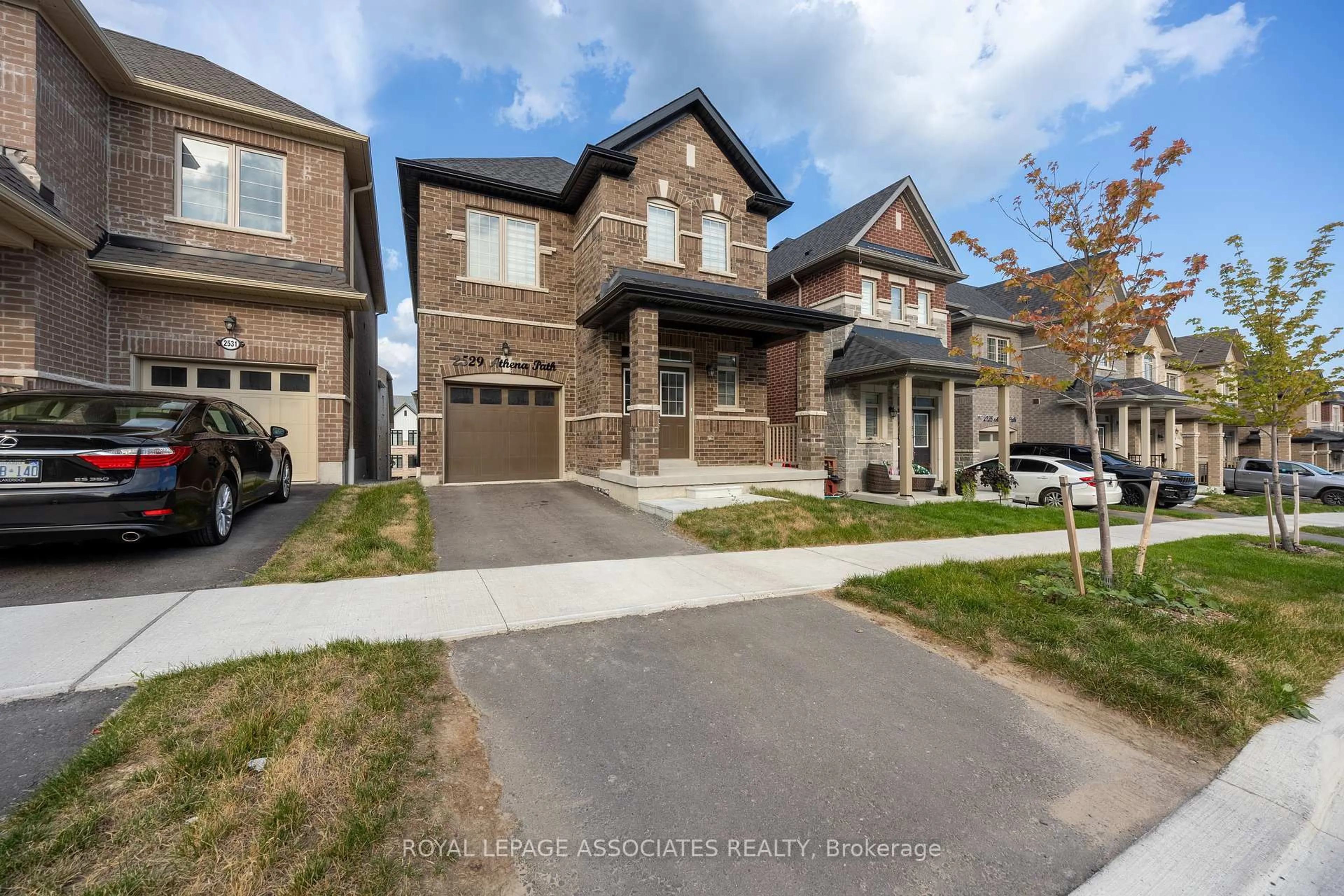 Home with brick exterior material, street for 2529 Athena Path, Pickering Ontario L1X 0M4