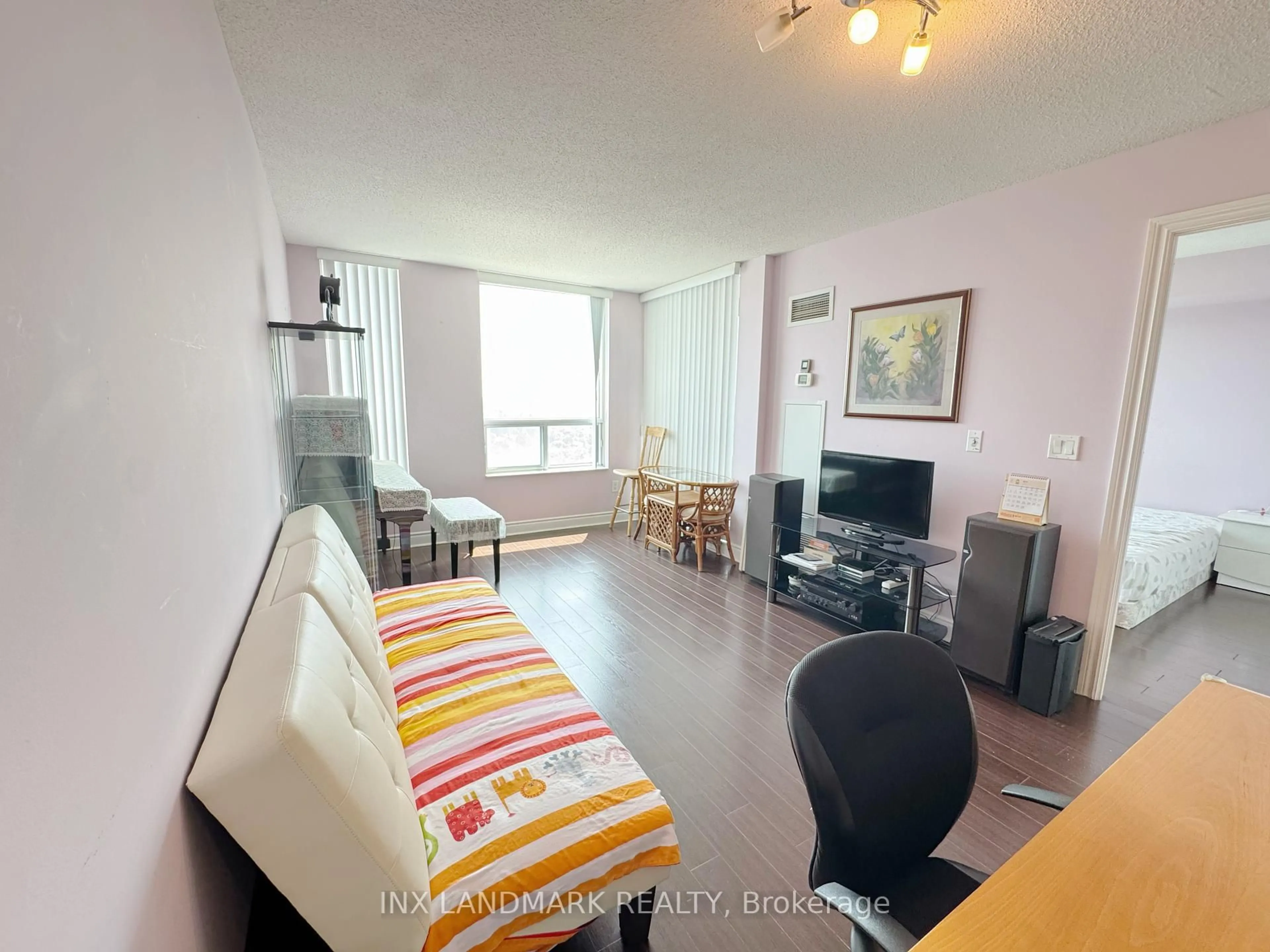 Living room with furniture, unknown for 50 Brian Harrison Way #2301, Toronto Ontario M1P 5J4