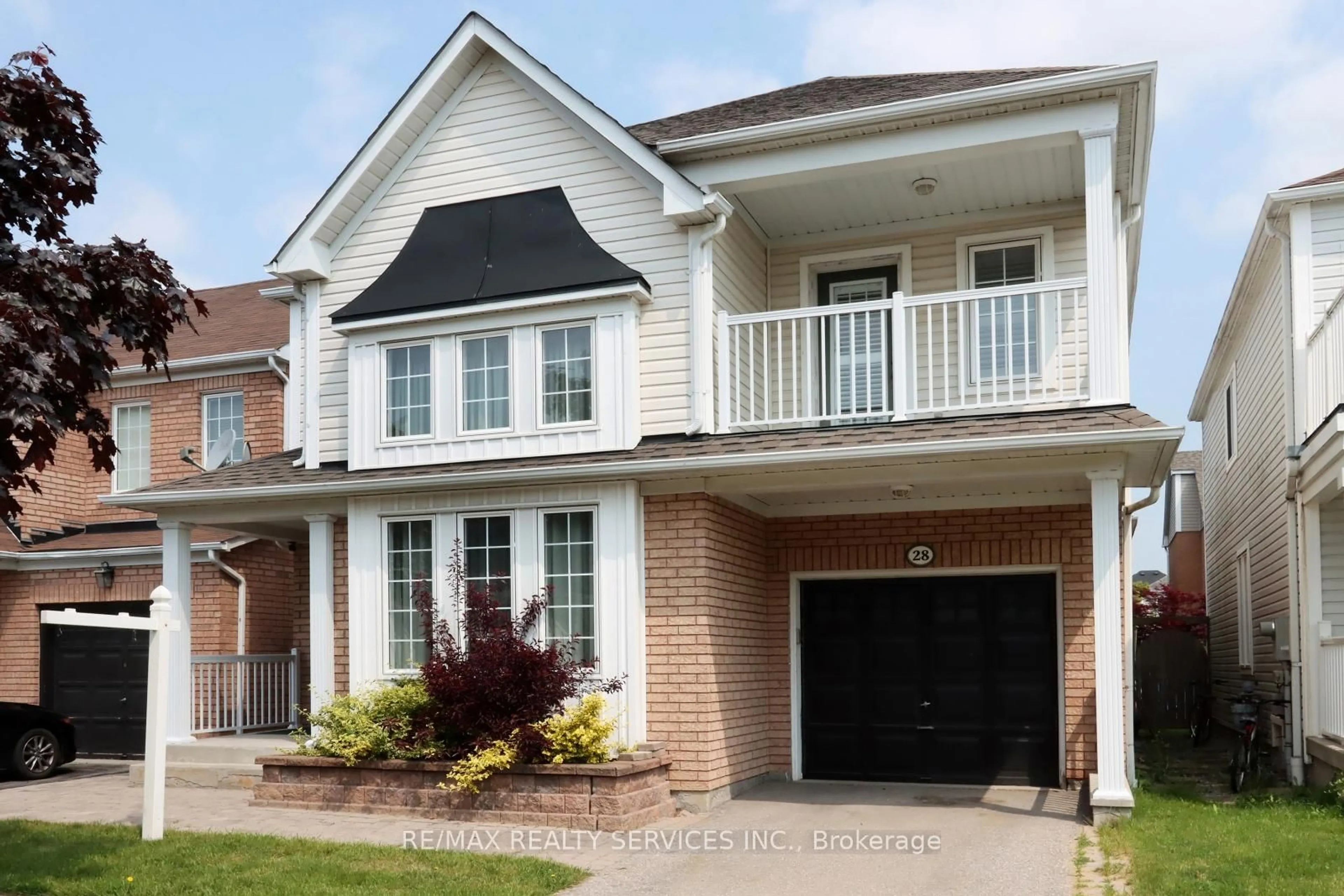 Home with brick exterior material, street for 28 Hoile Dr, Ajax Ontario L1Z 1M7