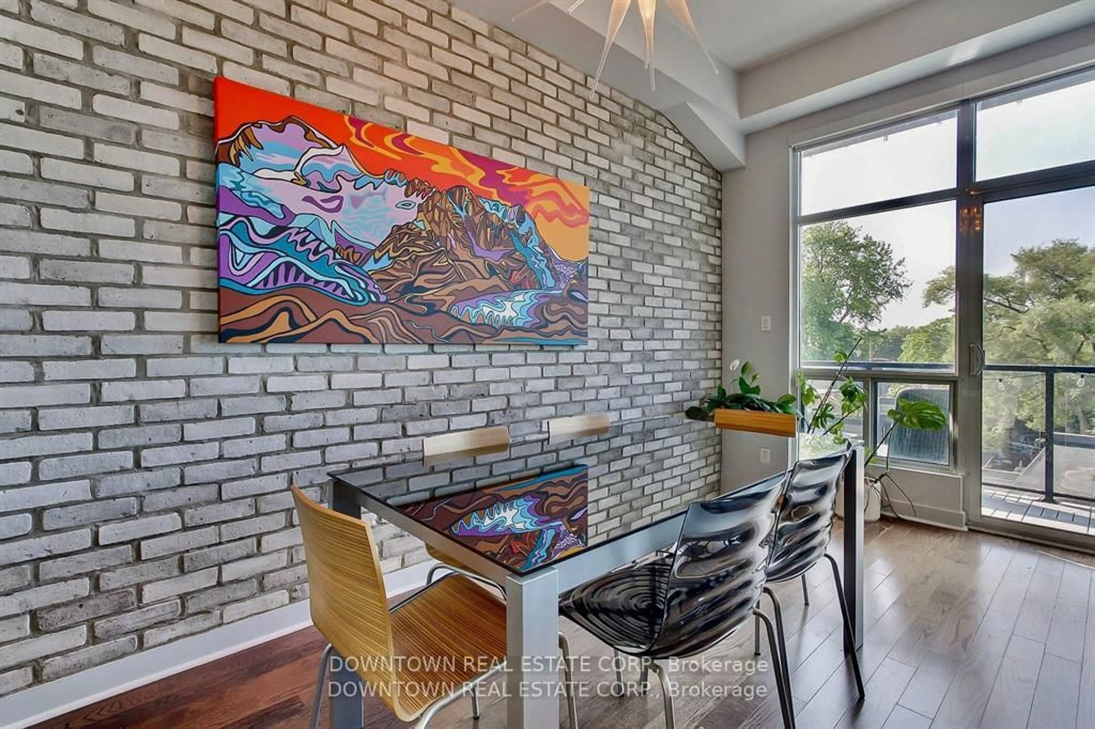 Dining room, ceramic/tile floor for 53 Colgate Ave #404, Toronto Ontario M4M 1N6