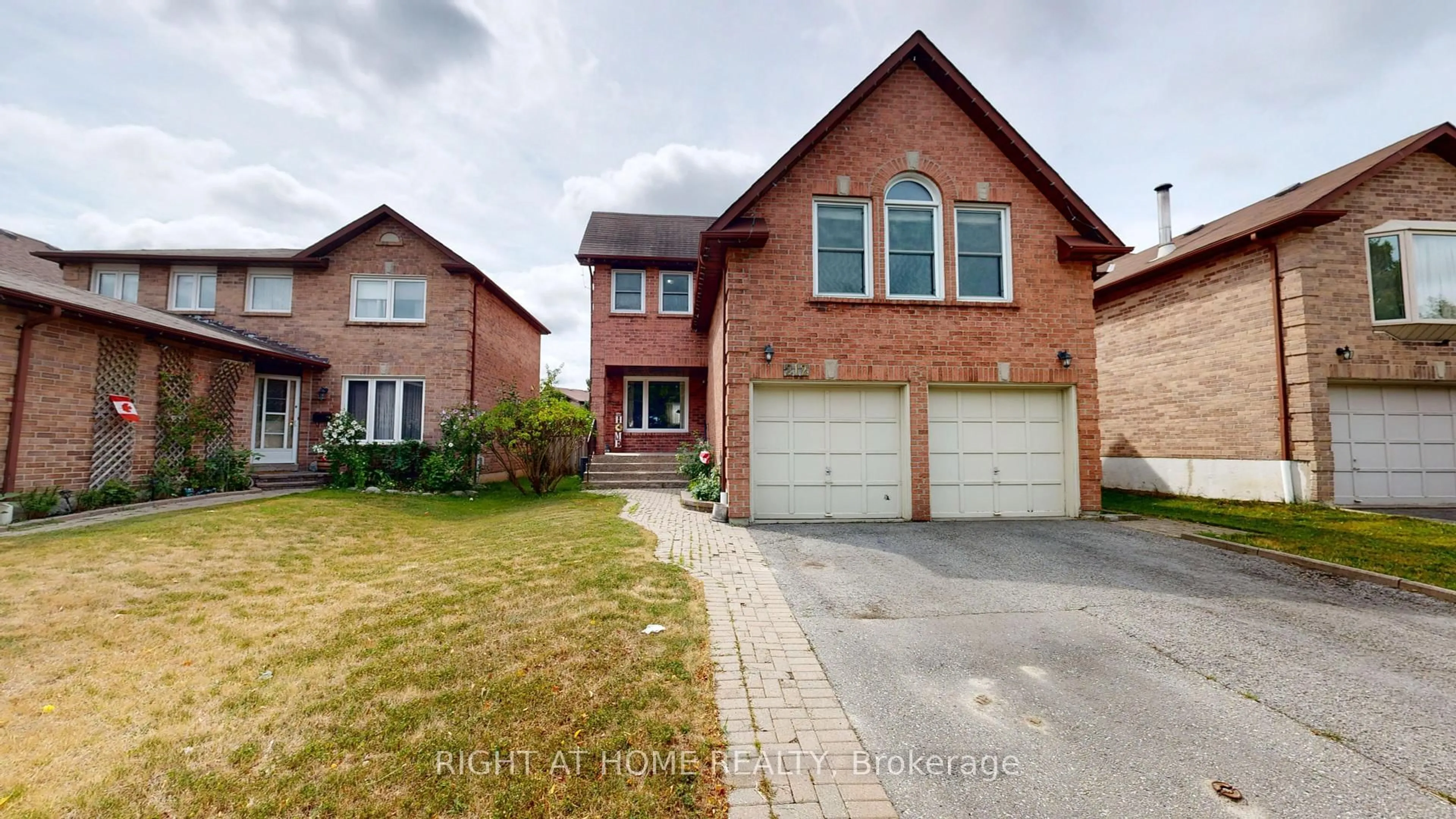 Home with brick exterior material, street for 212 Delaney Dr, Ajax Ontario L1T 2B4