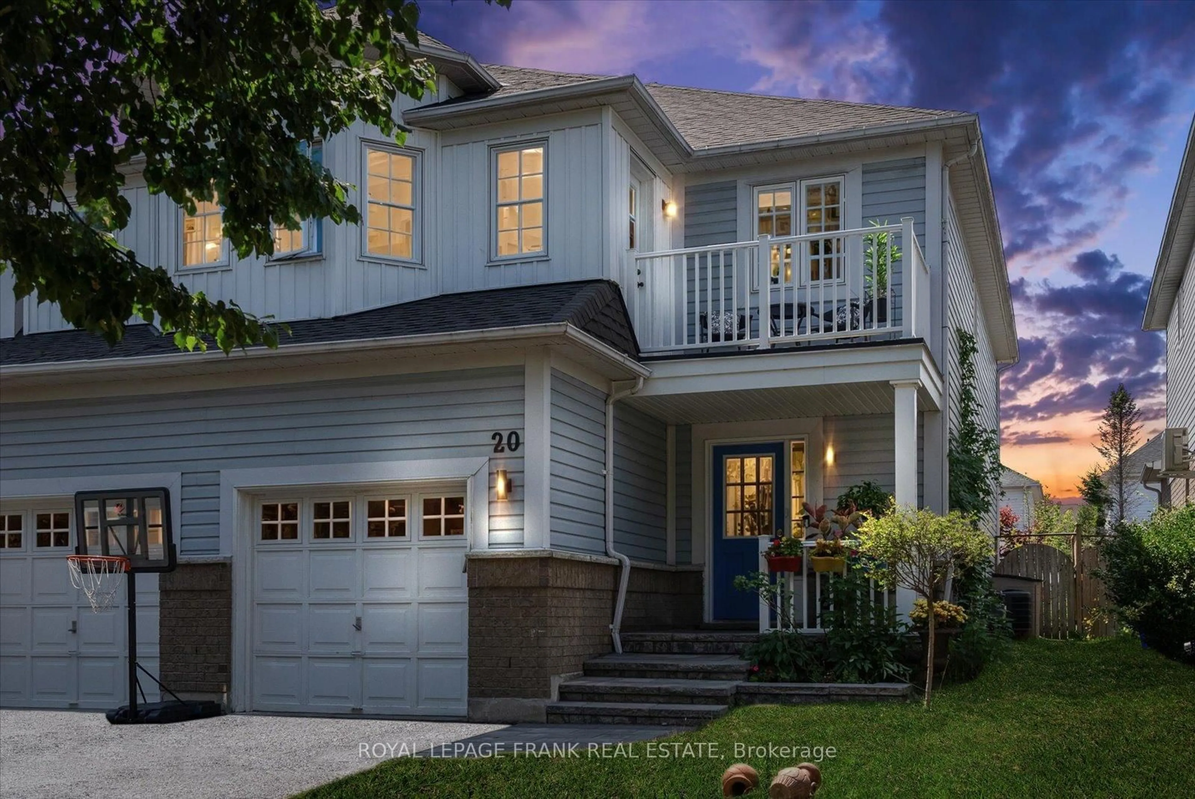 Home with vinyl exterior material, street for 20 Regatta Cres, Whitby Ontario L1N 9V2
