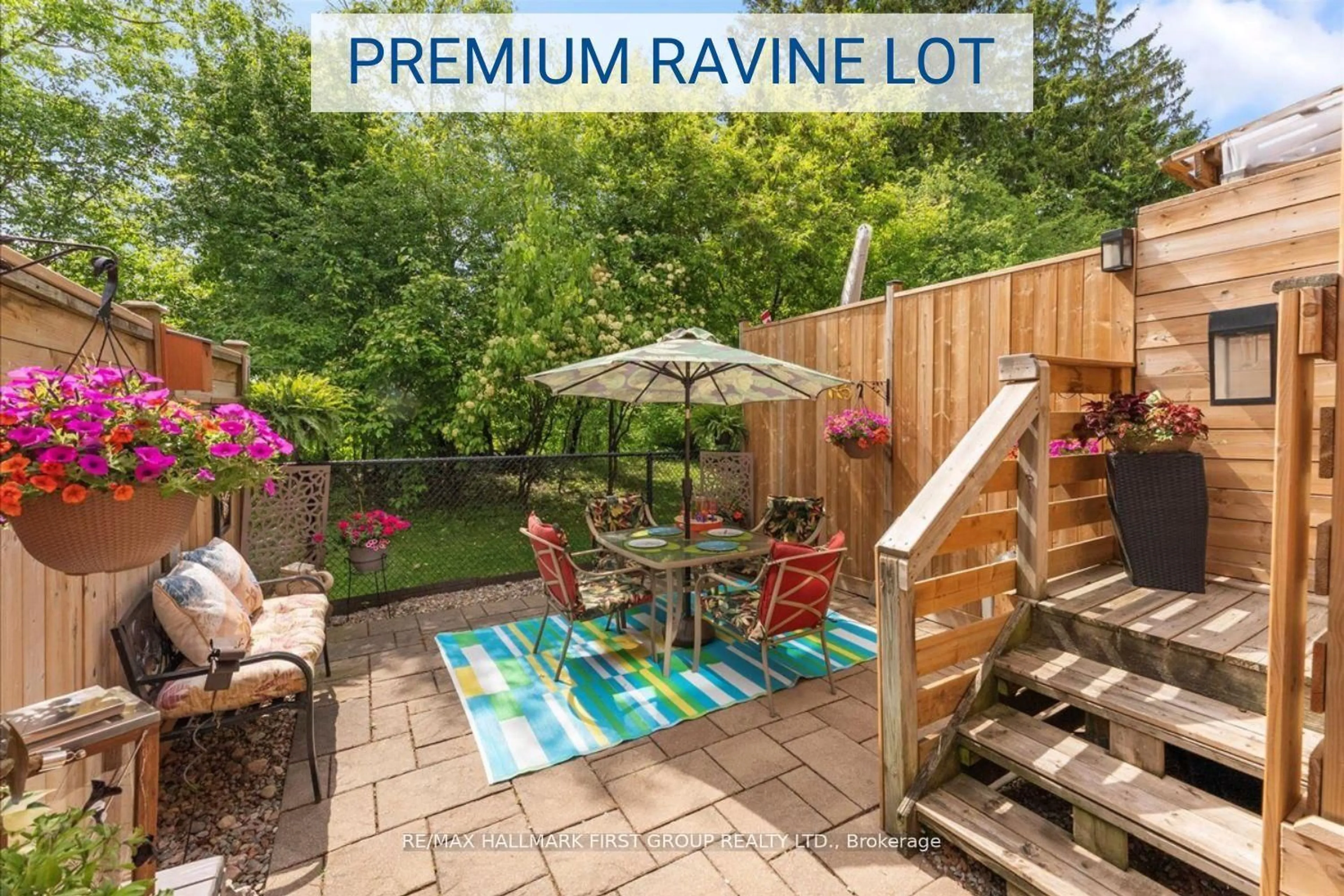 Patio, water/lake/river/ocean view for 1330 Altona Rd #19, Pickering Ontario L1V 7E8