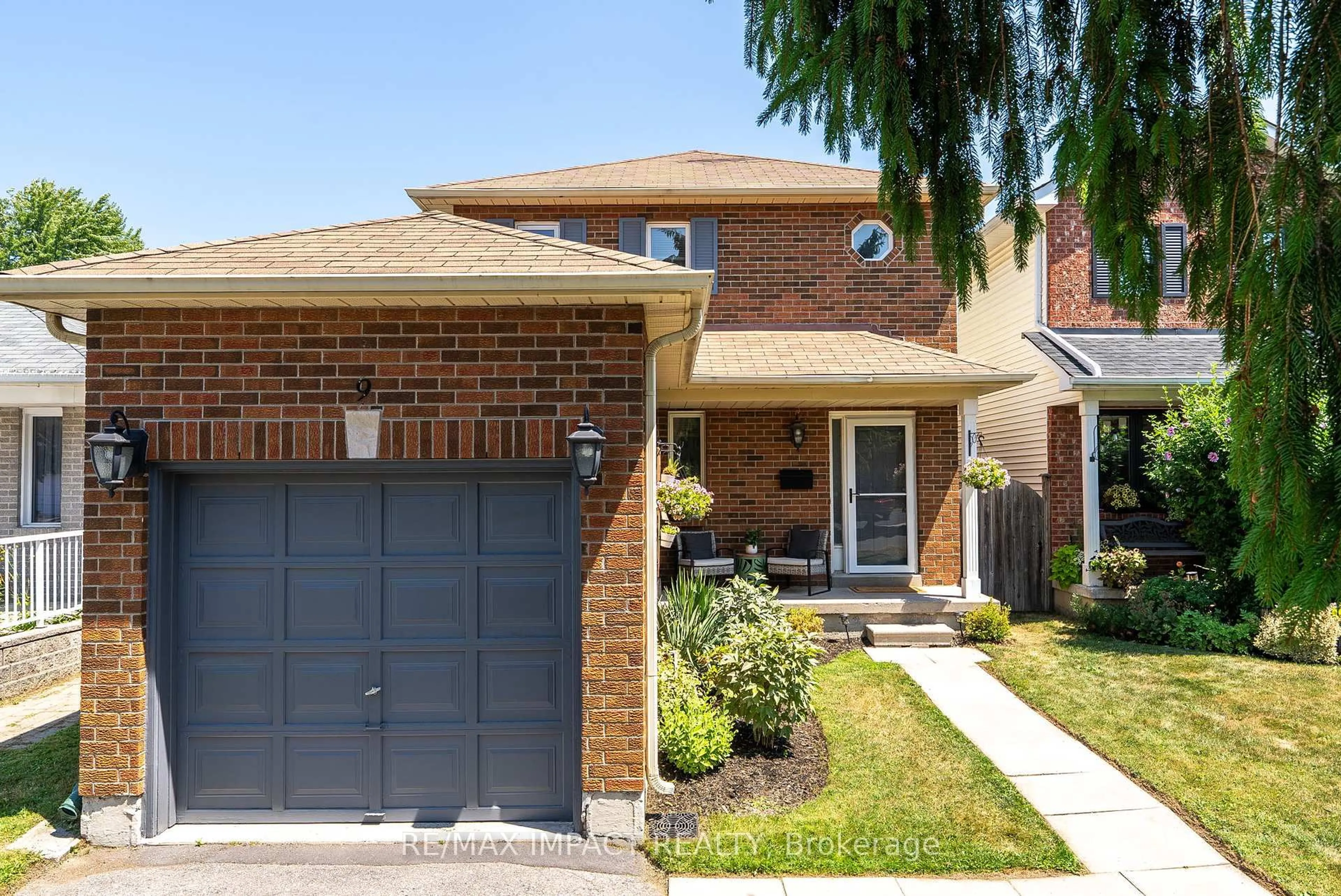 Home with brick exterior material, street for 9 Granville Dr, Clarington Ontario L1E 2G6