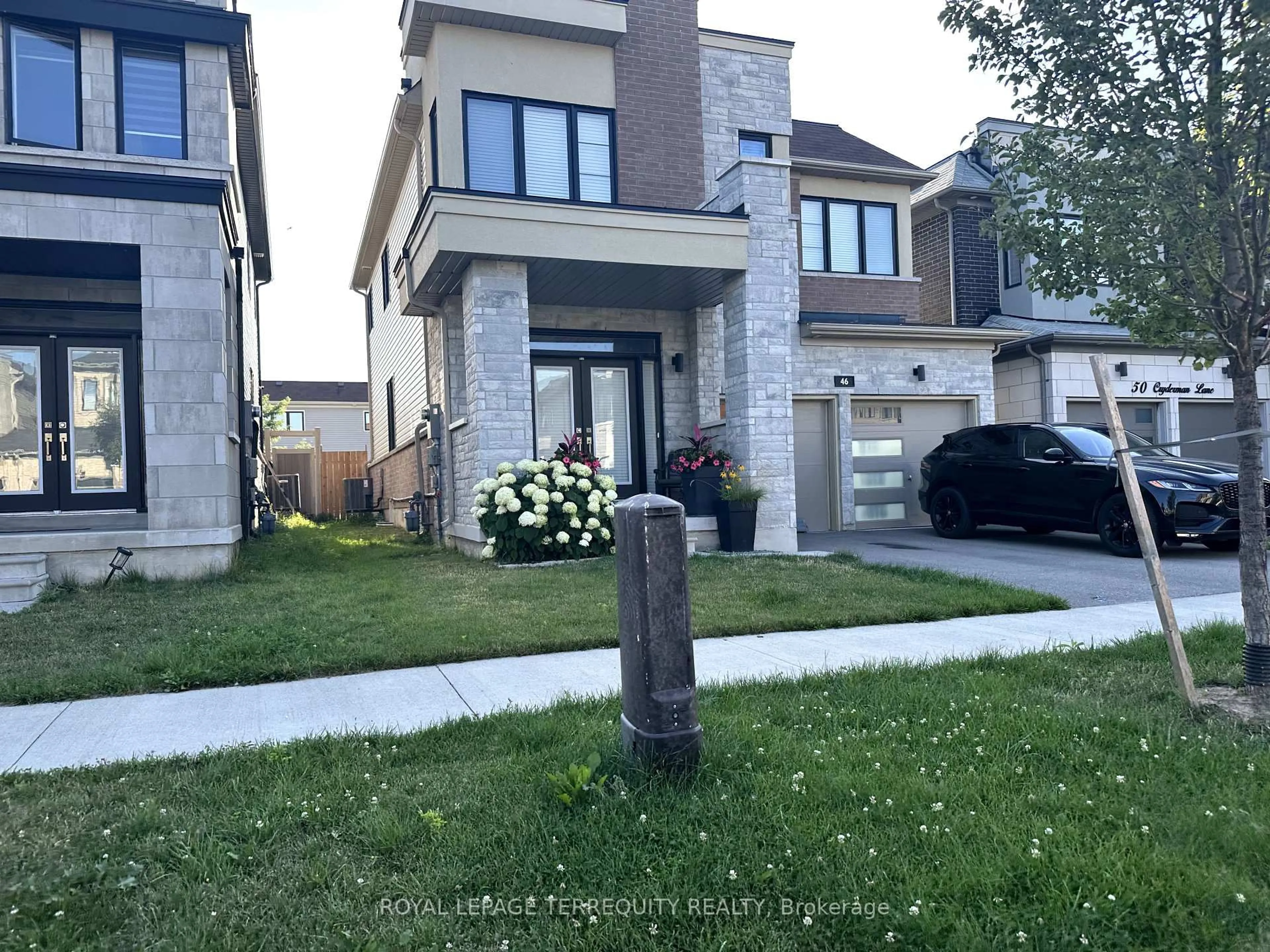 Home with brick exterior material, street for 46 Cryderman Lane, Clarington Ontario L1C 1Z8