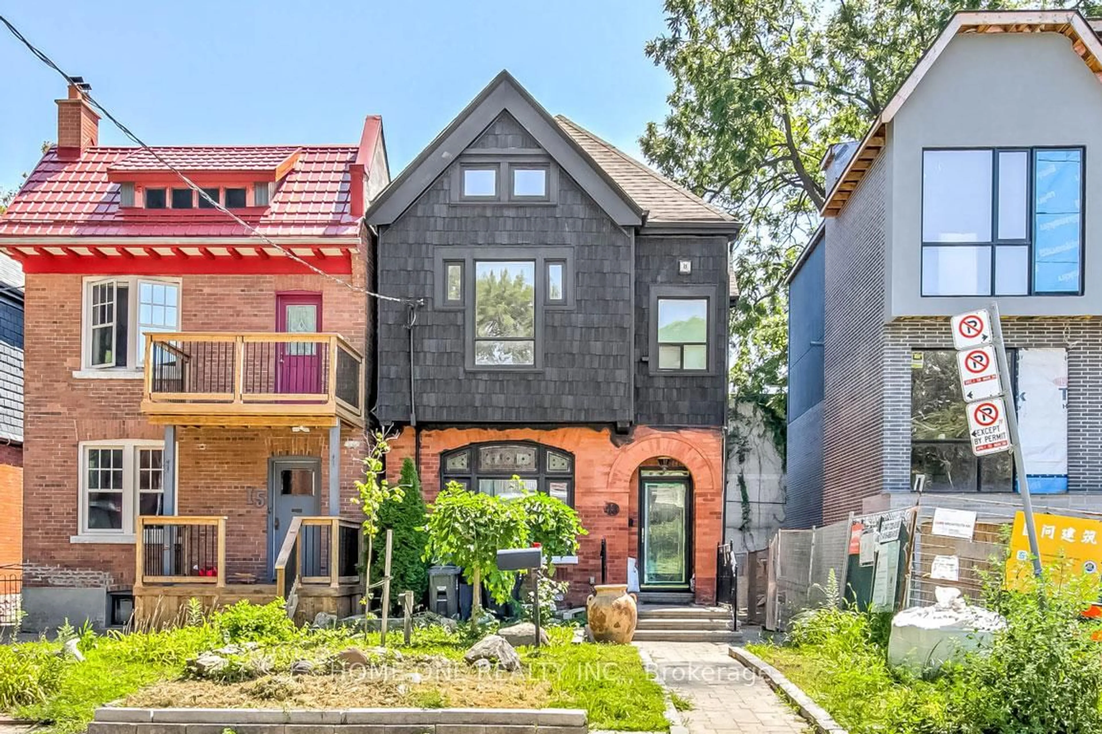 Home with brick exterior material, street for 13 Simpson Ave, Toronto Ontario M4K 1A1