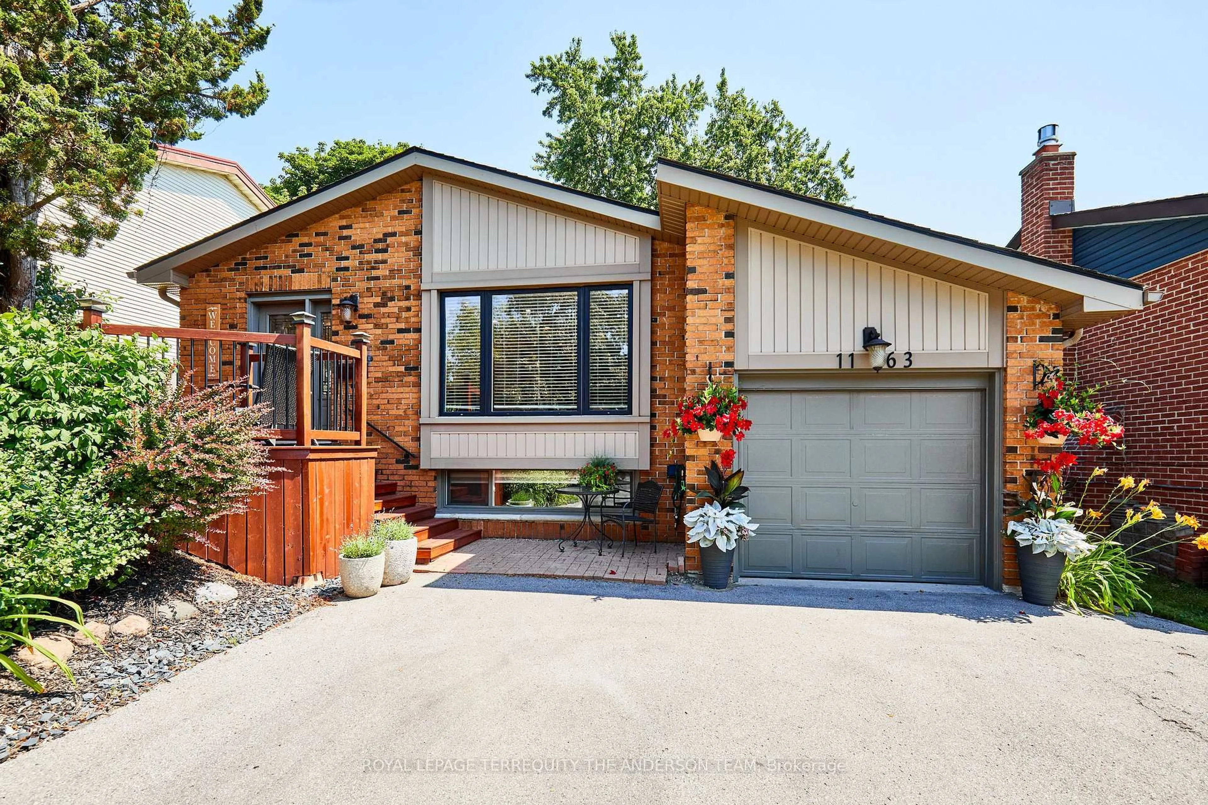Home with brick exterior material, street for 1163 Cherrydown Dr, Oshawa Ontario L1H 7T3