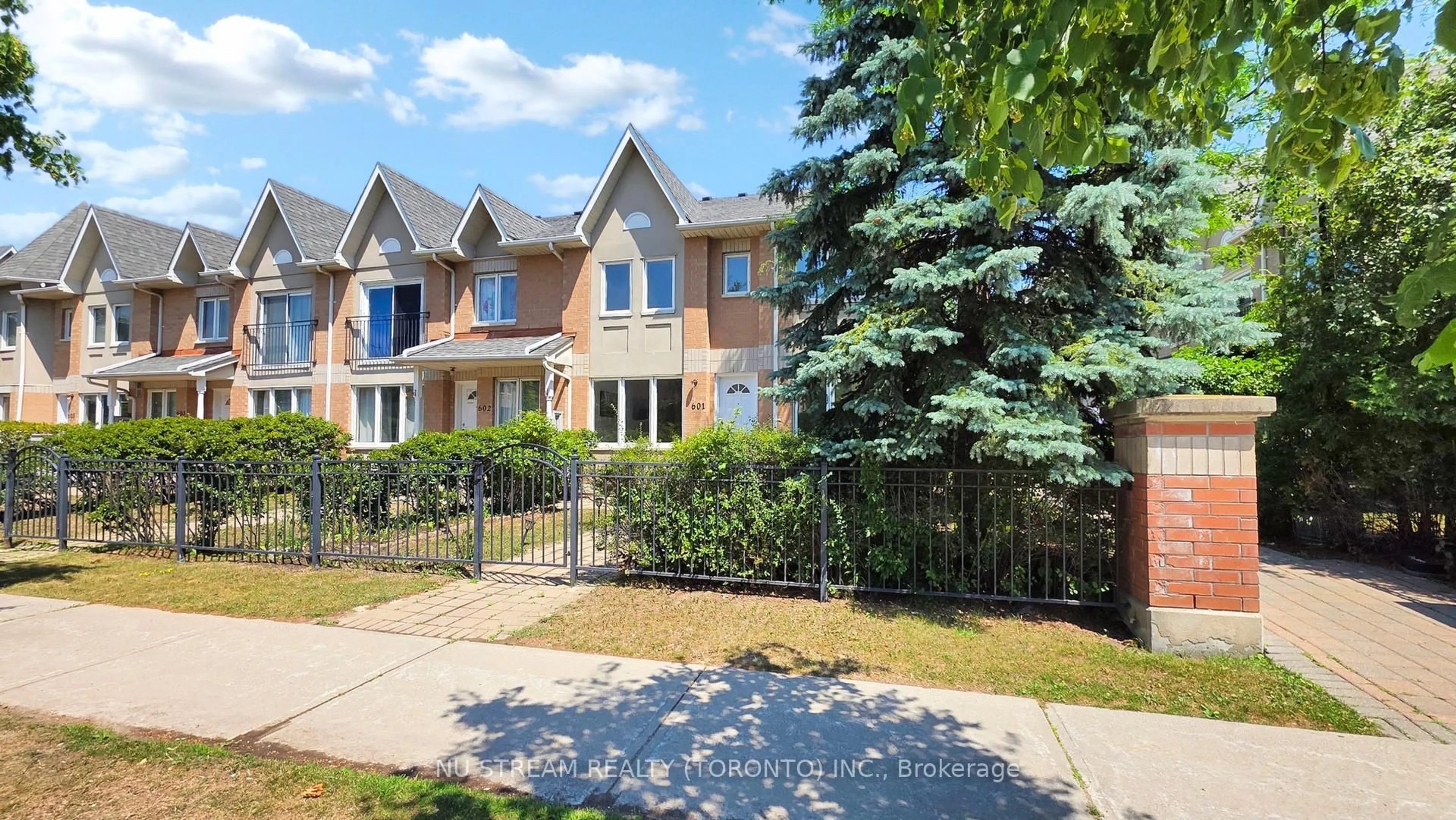 Home with brick exterior material, street for 29 Rosebank Dr #601, Toronto Ontario M1B 5Y7