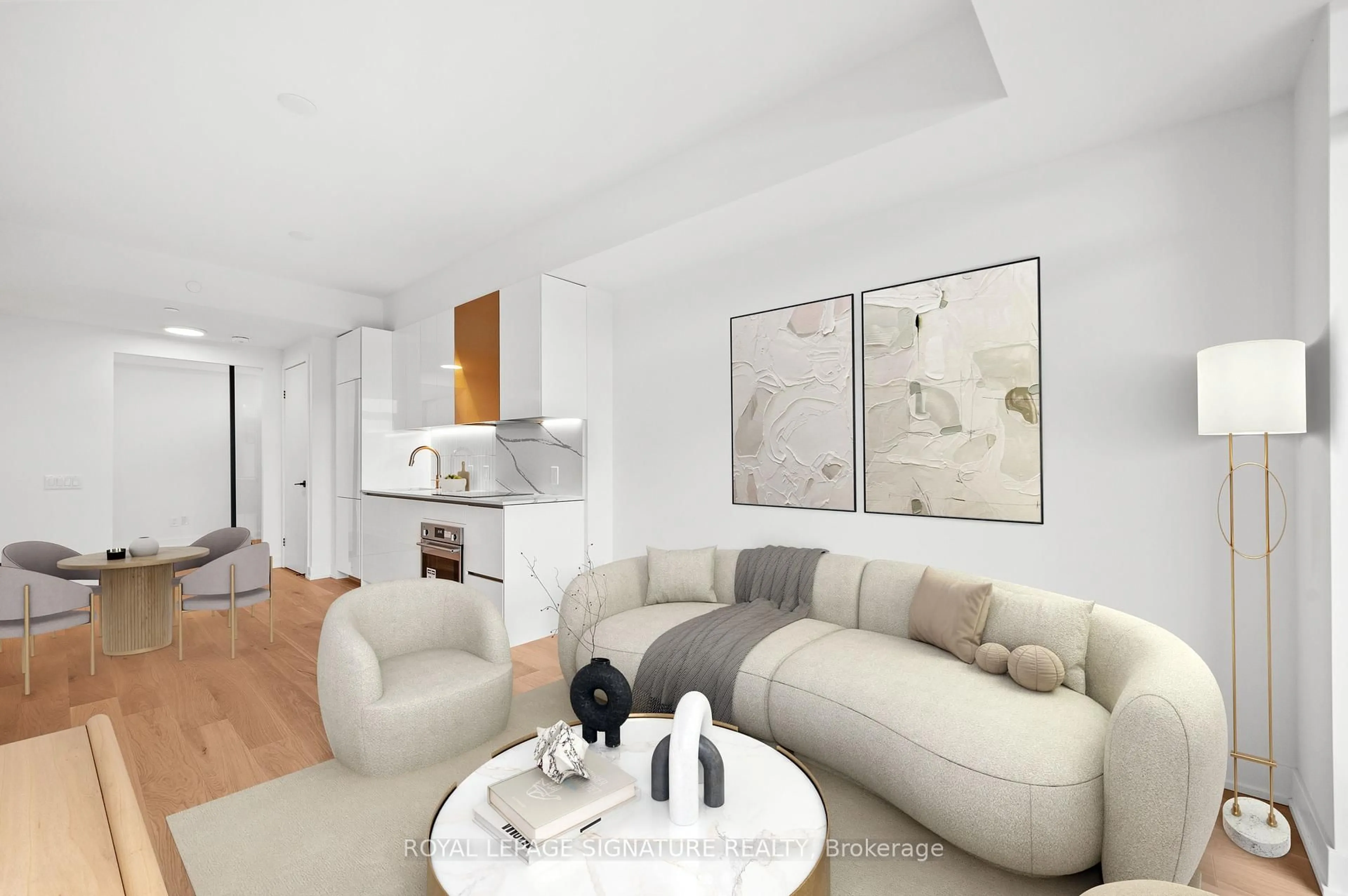 Living room with furniture, unknown for 1285 Queen St #402, Toronto Ontario M4L 1C2