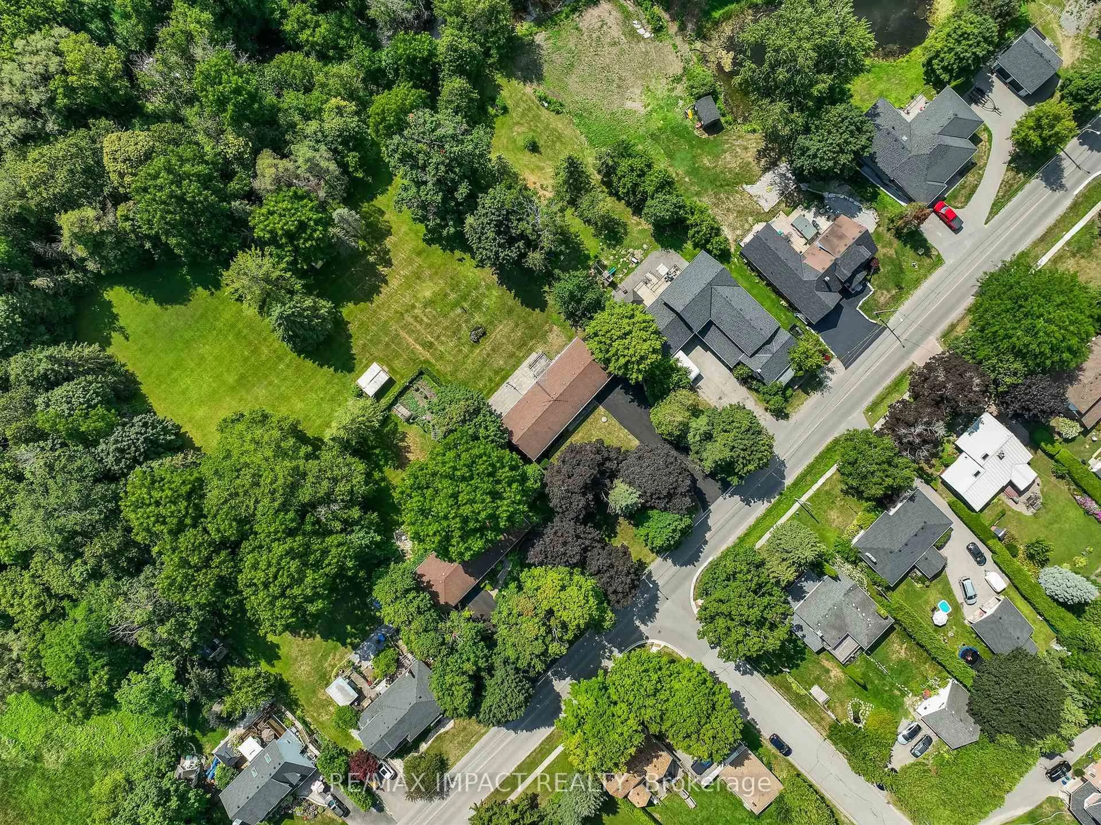 A pic from outside/outdoor area/front of a property/back of a property/a pic from drone, street for 5600 Old Scugog Rd, Clarington Ontario L0B 1J0
