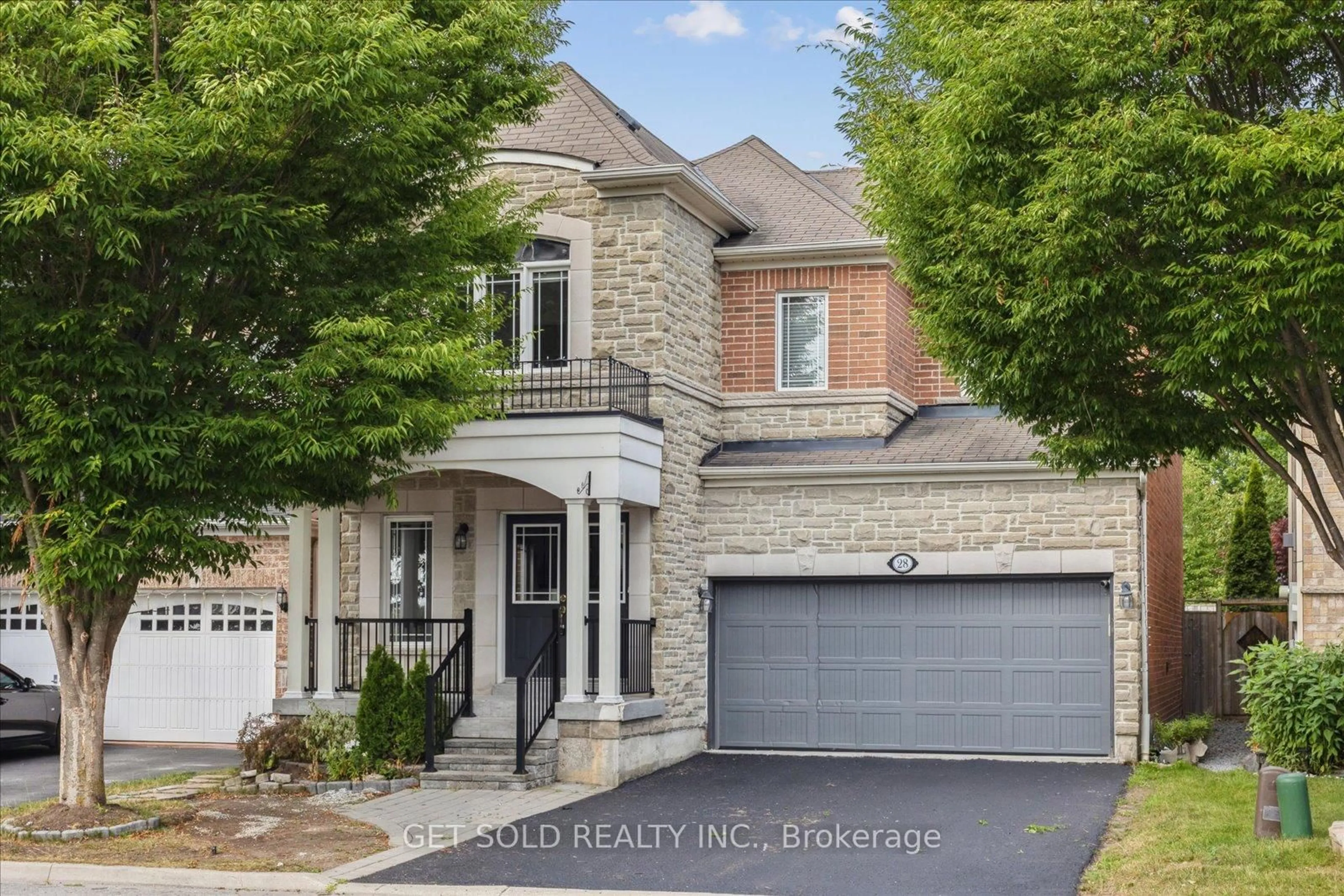 Home with brick exterior material, street for 28 Barden Cres, Ajax Ontario L1Z 2A9