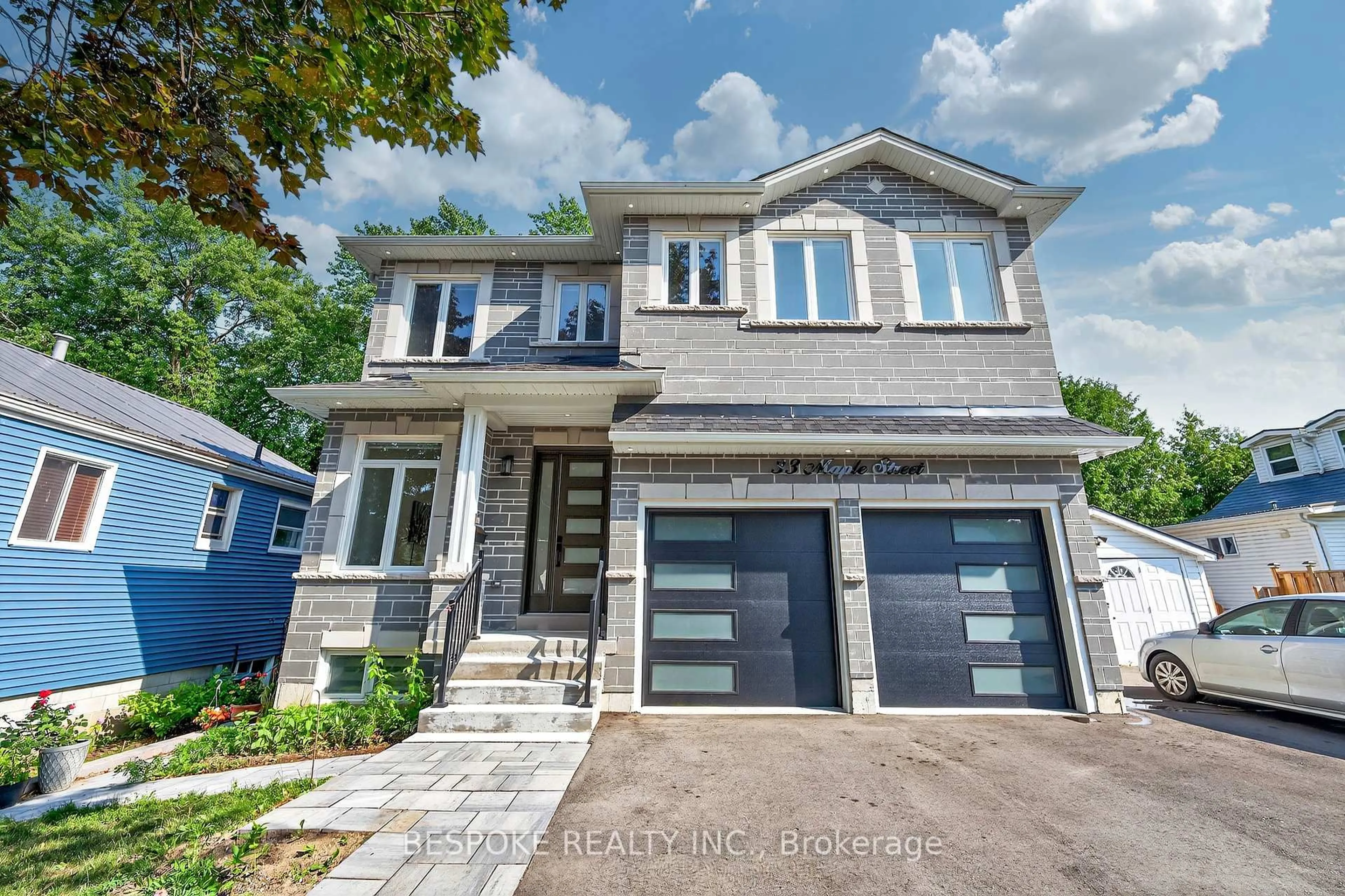 Home with brick exterior material, street for 33 Maple St, Ajax Ontario L1S 1V5