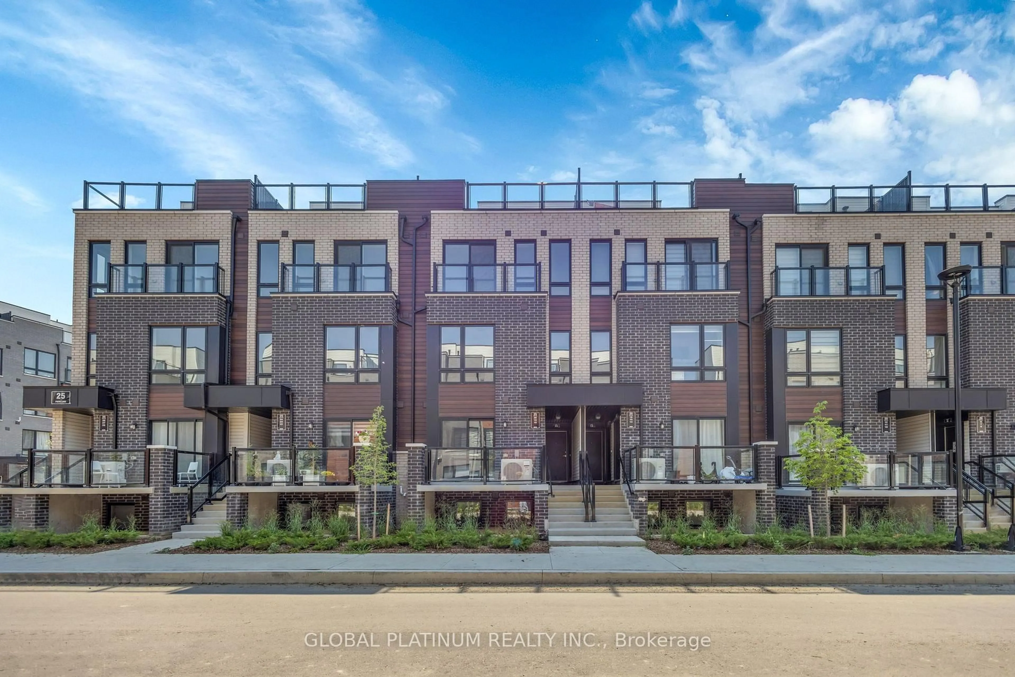 Home with brick exterior material, street for 25 Priya Lane #19, Toronto Ontario M1B 0E8