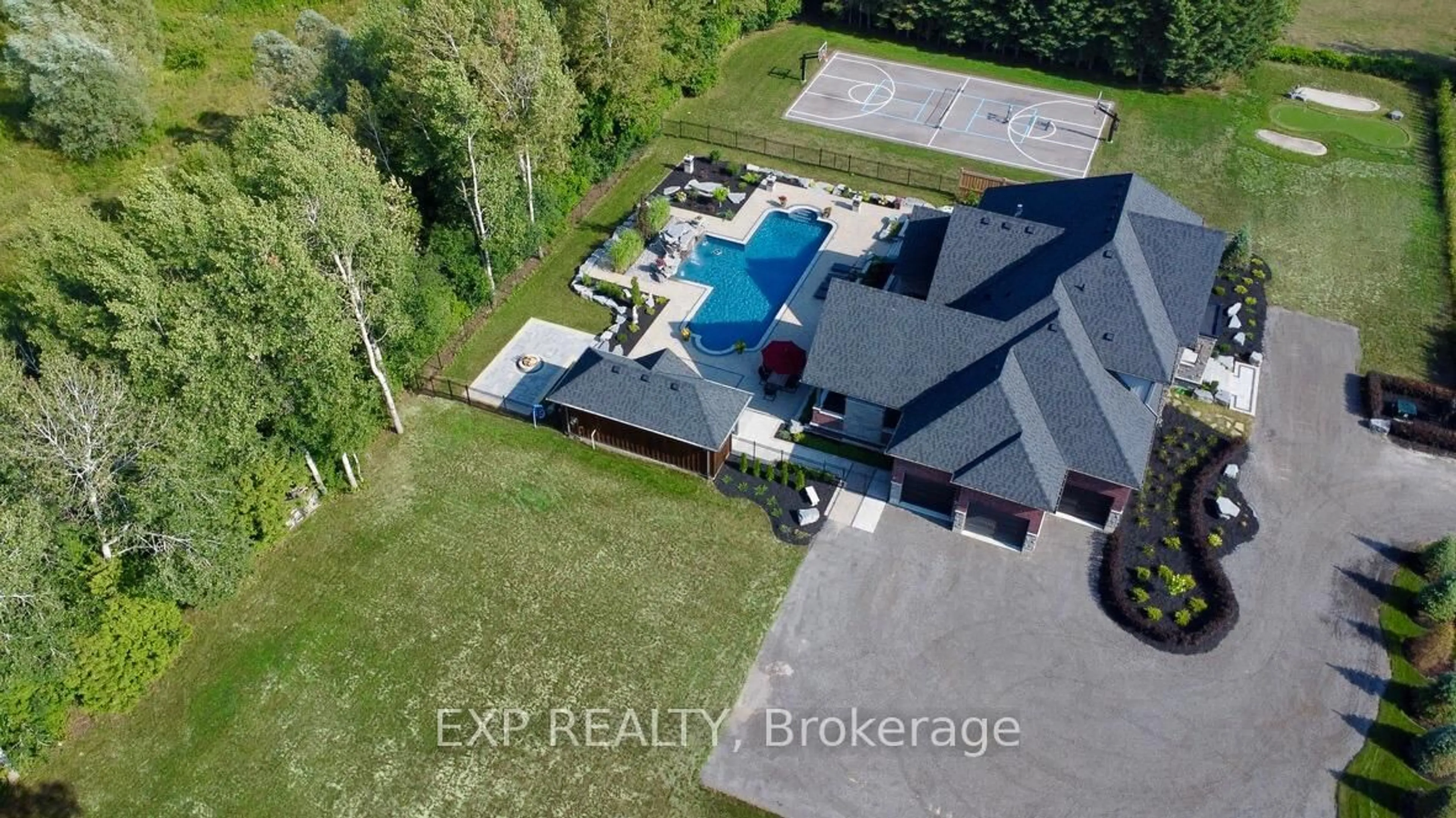 A pic from outside/outdoor area/front of a property/back of a property/a pic from drone, unknown for 849 Townline Rd, Clarington Ontario L1K 3C8