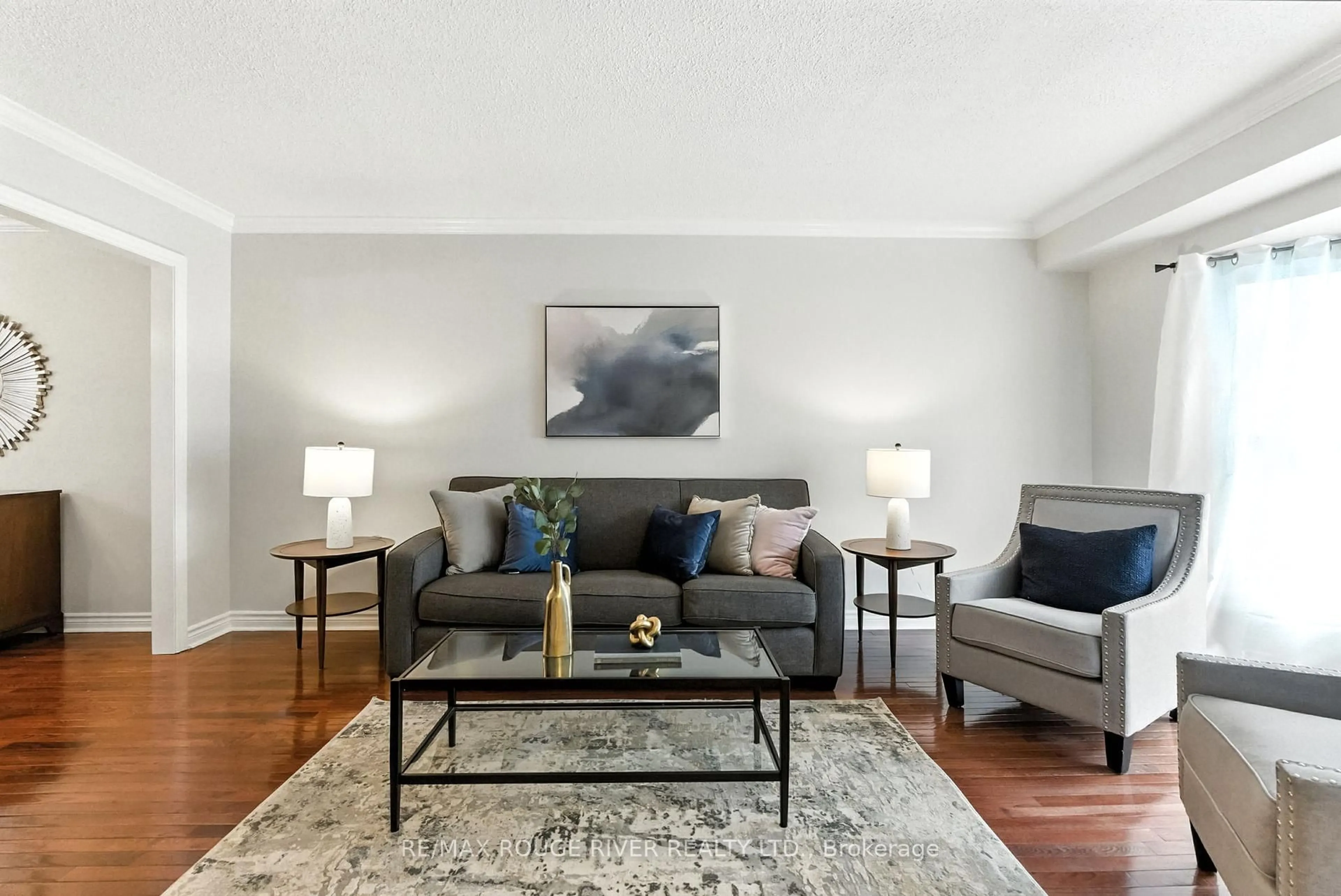 Living room with furniture, unknown for 30 Citation Cres, Whitby Ontario L1N 6X1