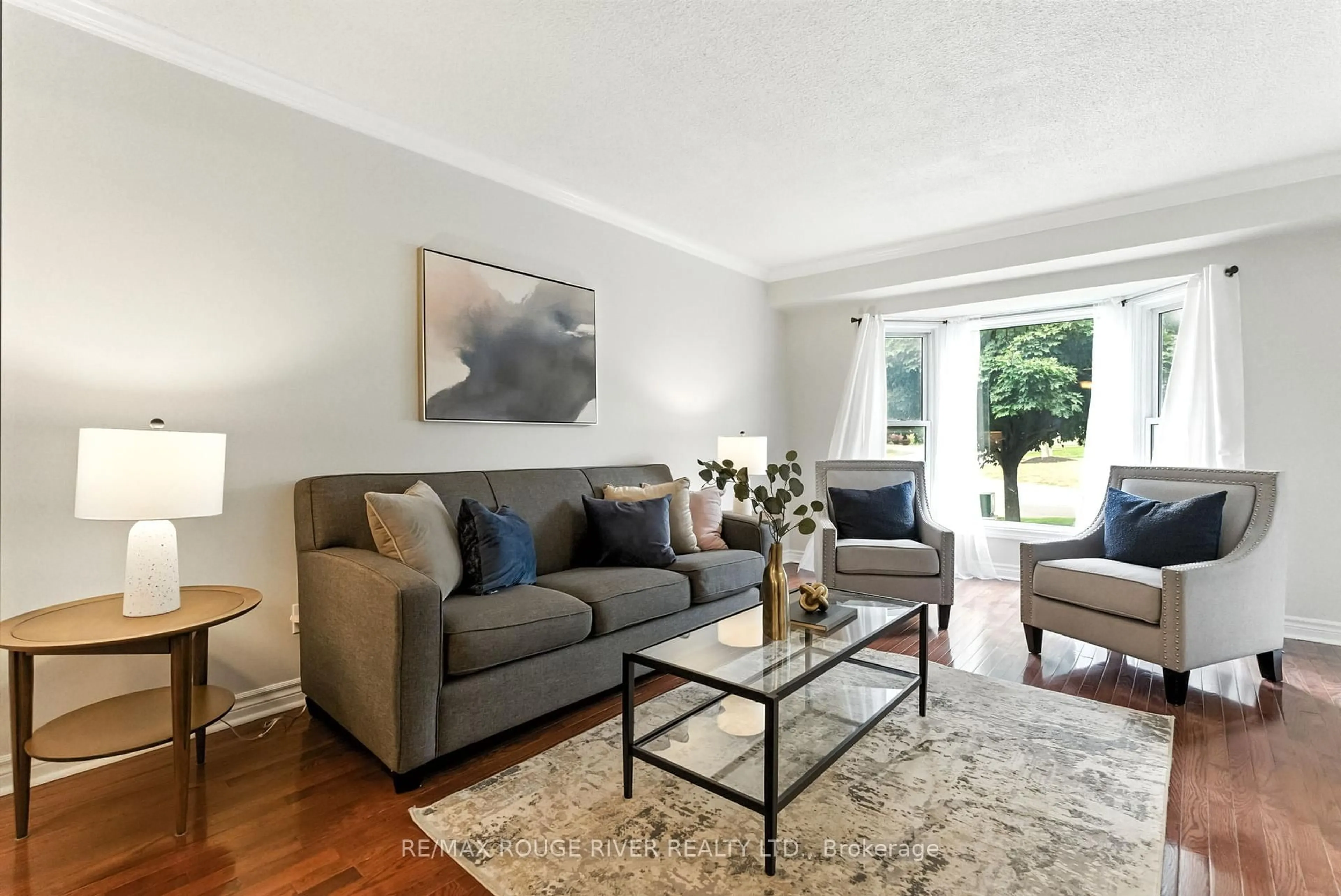 Living room with furniture, unknown for 30 Citation Cres, Whitby Ontario L1N 6X1