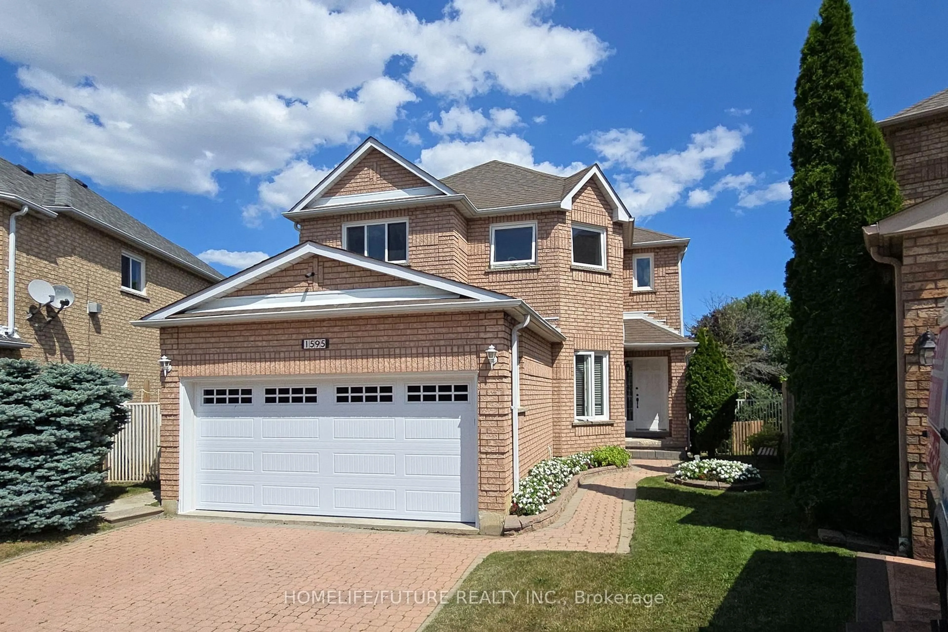 Home with brick exterior material, street for 1595 Deerhurst Crt, Pickering Ontario L1V 6Y7