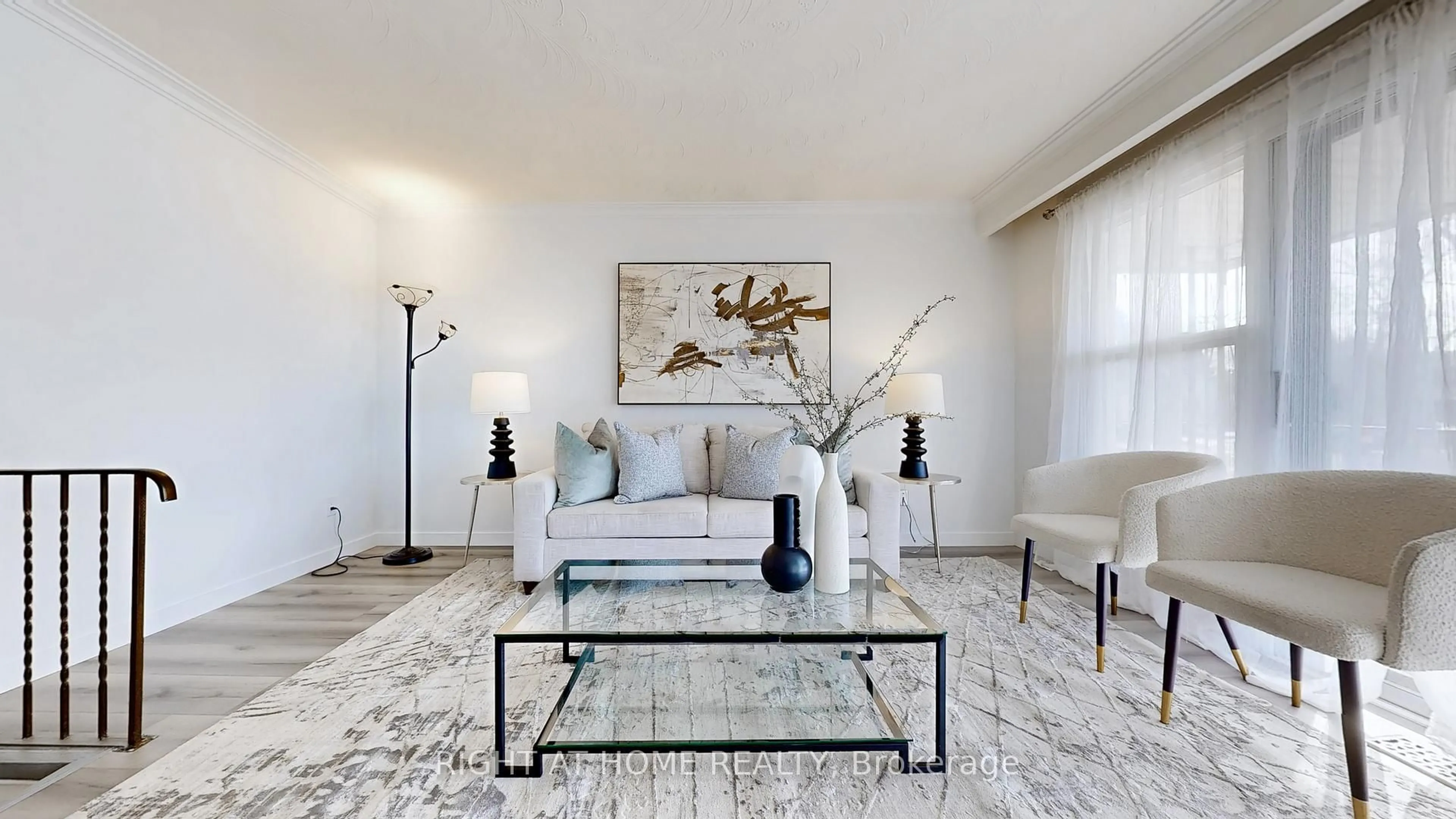 Living room with furniture, unknown for 12A Kenmore Ave, Toronto Ontario M1K 1B4