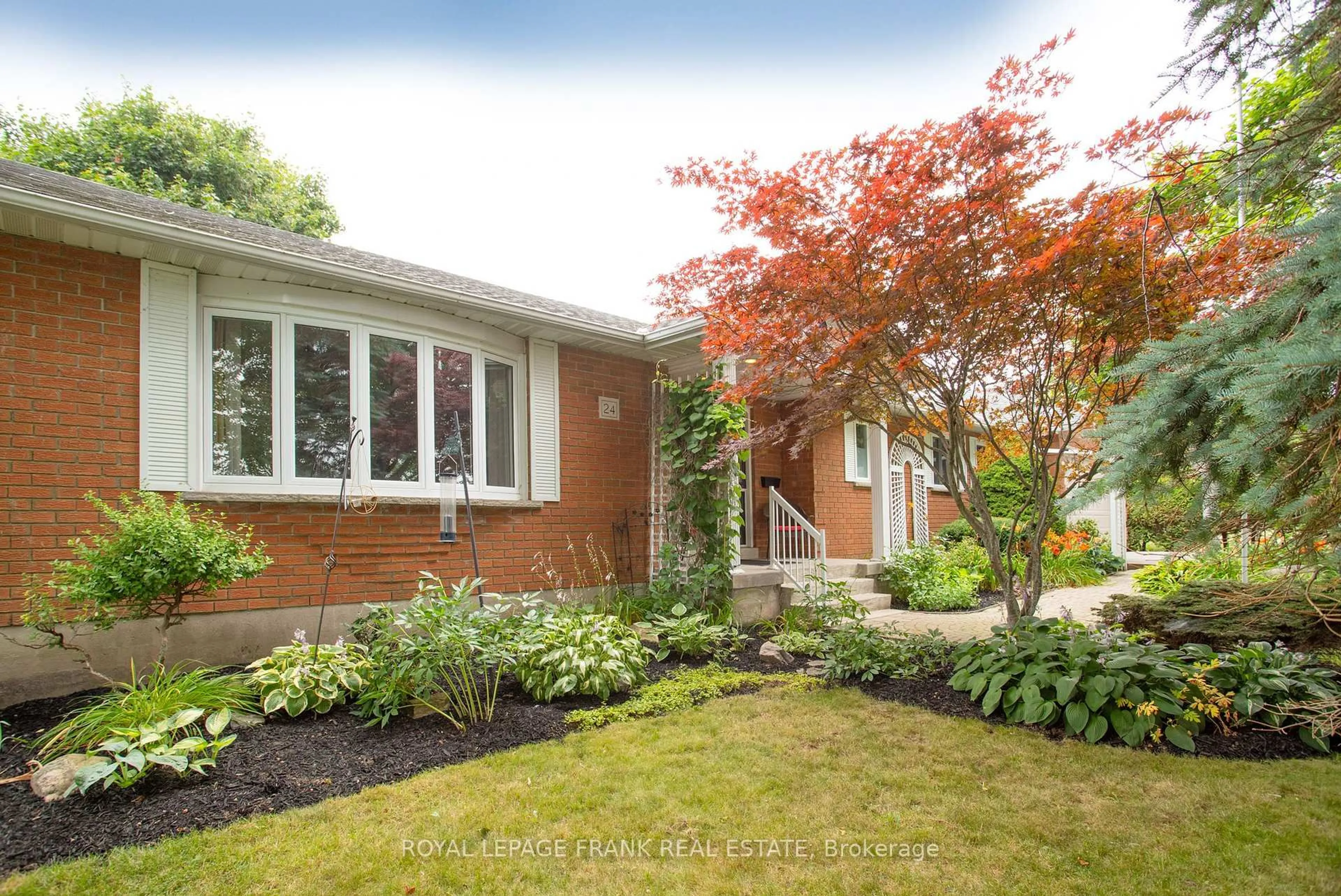 Home with brick exterior material, street for 24 Kurve Inn Rd, Clarington Ontario L1B 1L9