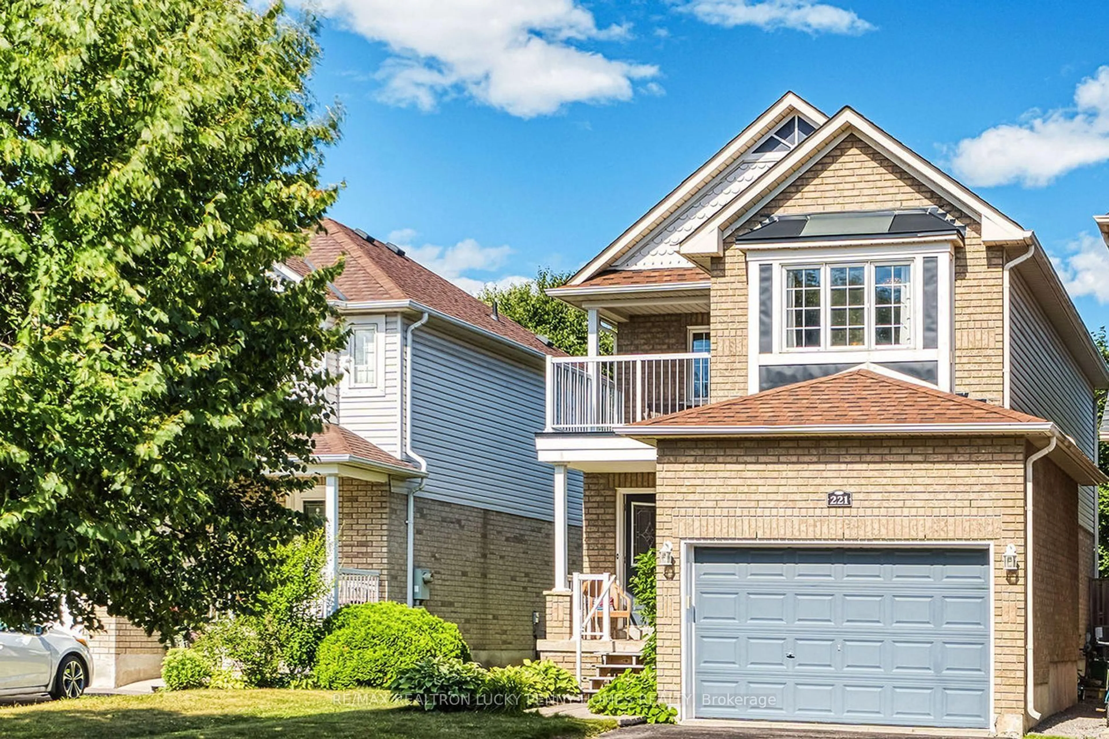 Home with brick exterior material, street for 221 Madden Pl, Clarington Ontario L1C 5H4