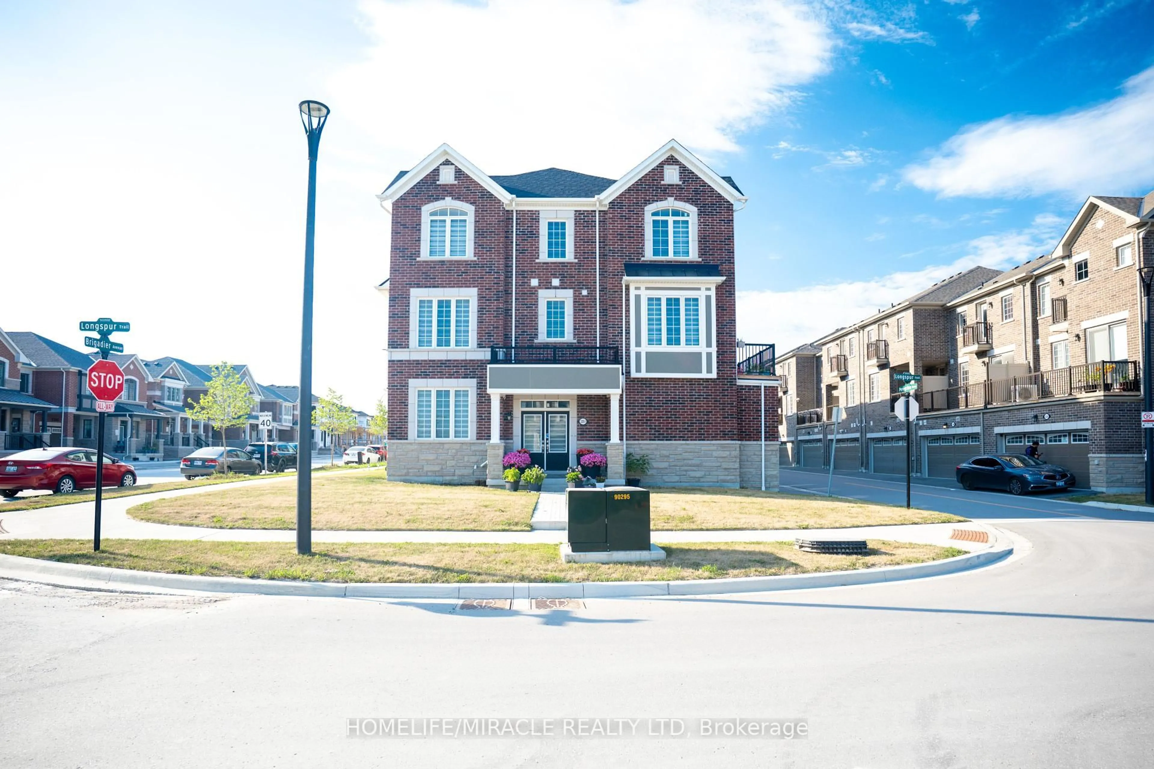Home with brick exterior material, street for 3251 Brigadier Ave, Pickering Ontario L1X 0N1