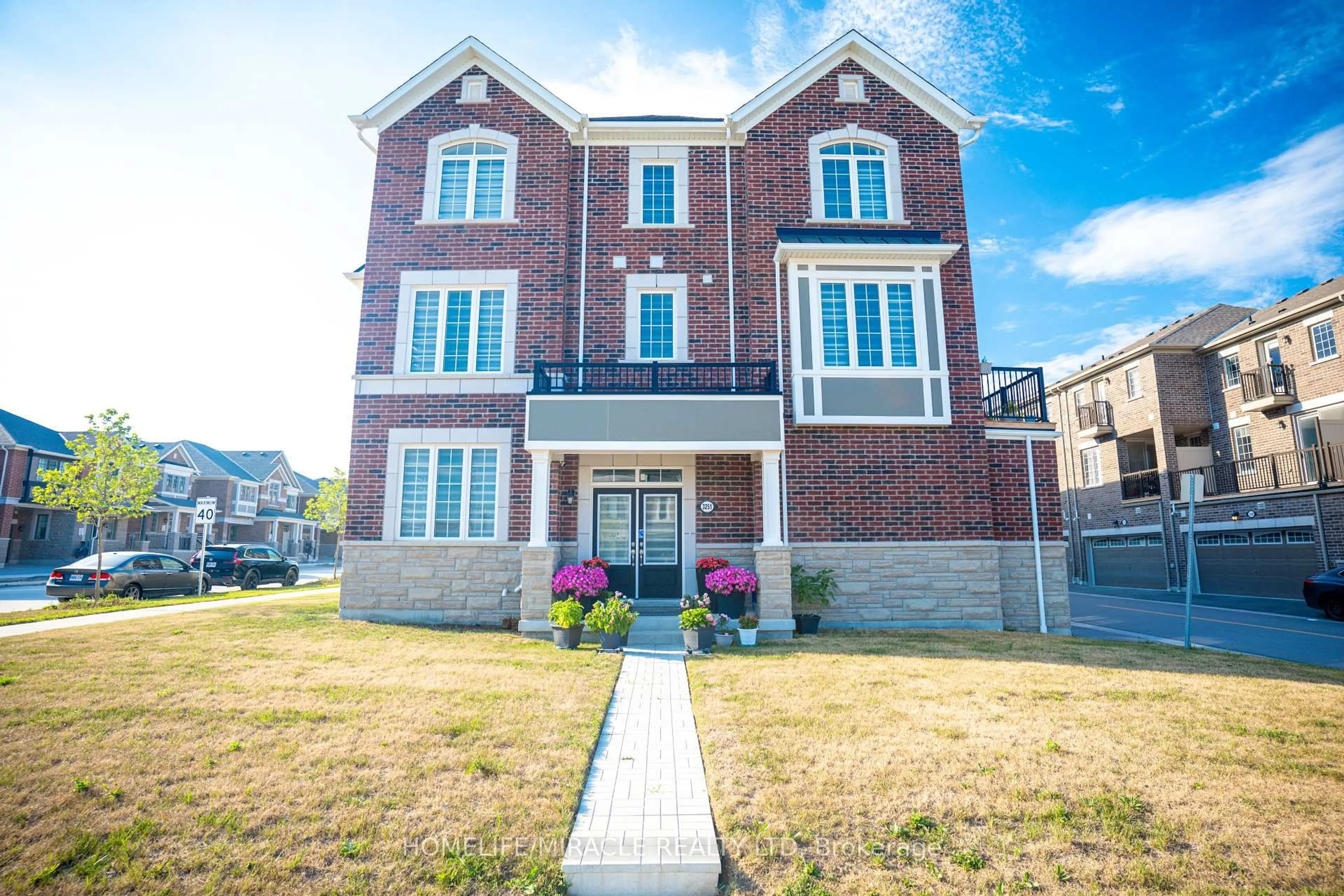 Home with brick exterior material, building for 3251 Brigadier Ave, Pickering Ontario L1X 0N1