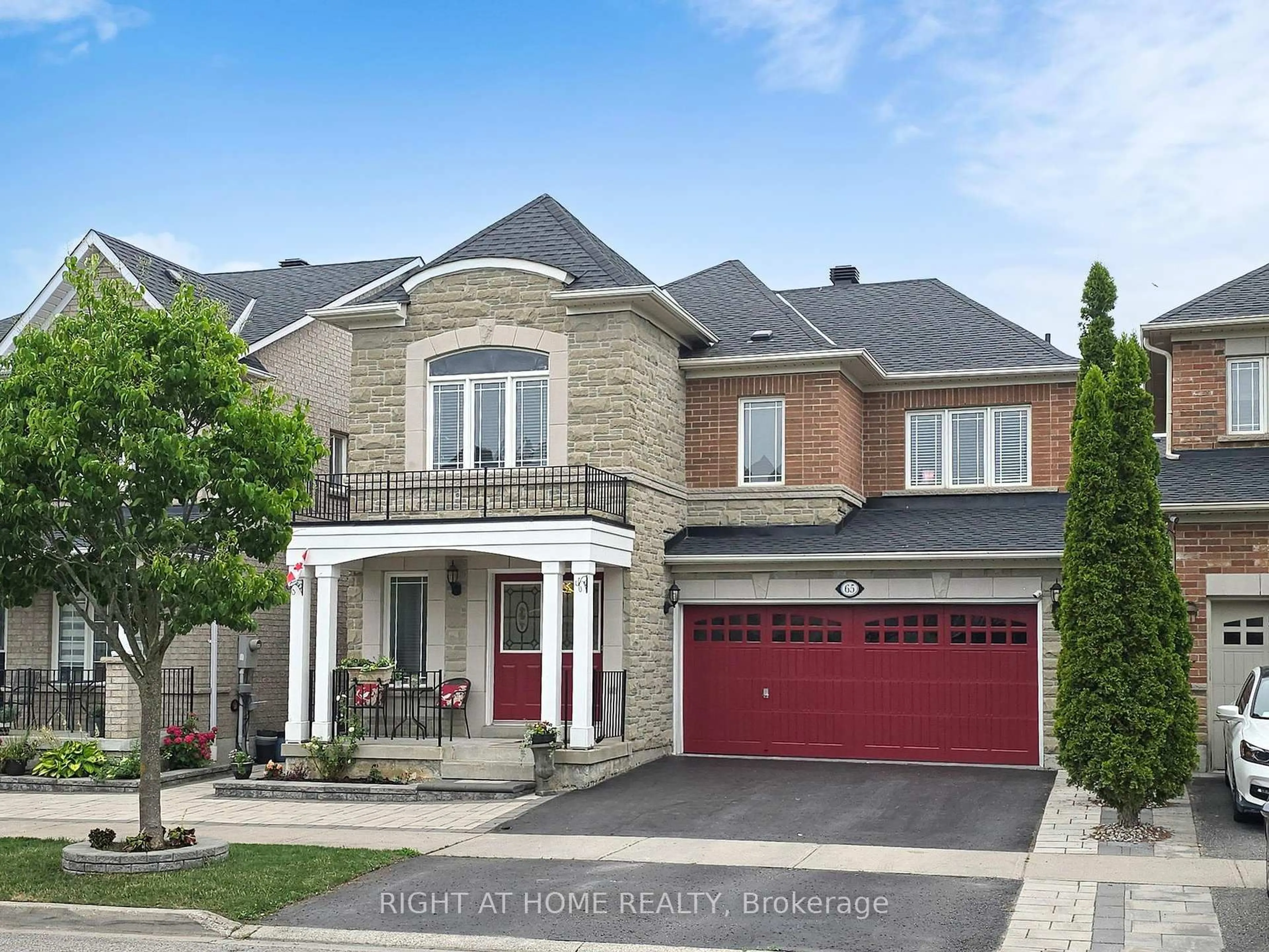 Home with brick exterior material, street for 65 Styles Cres, Ajax Ontario L1Z 0A8