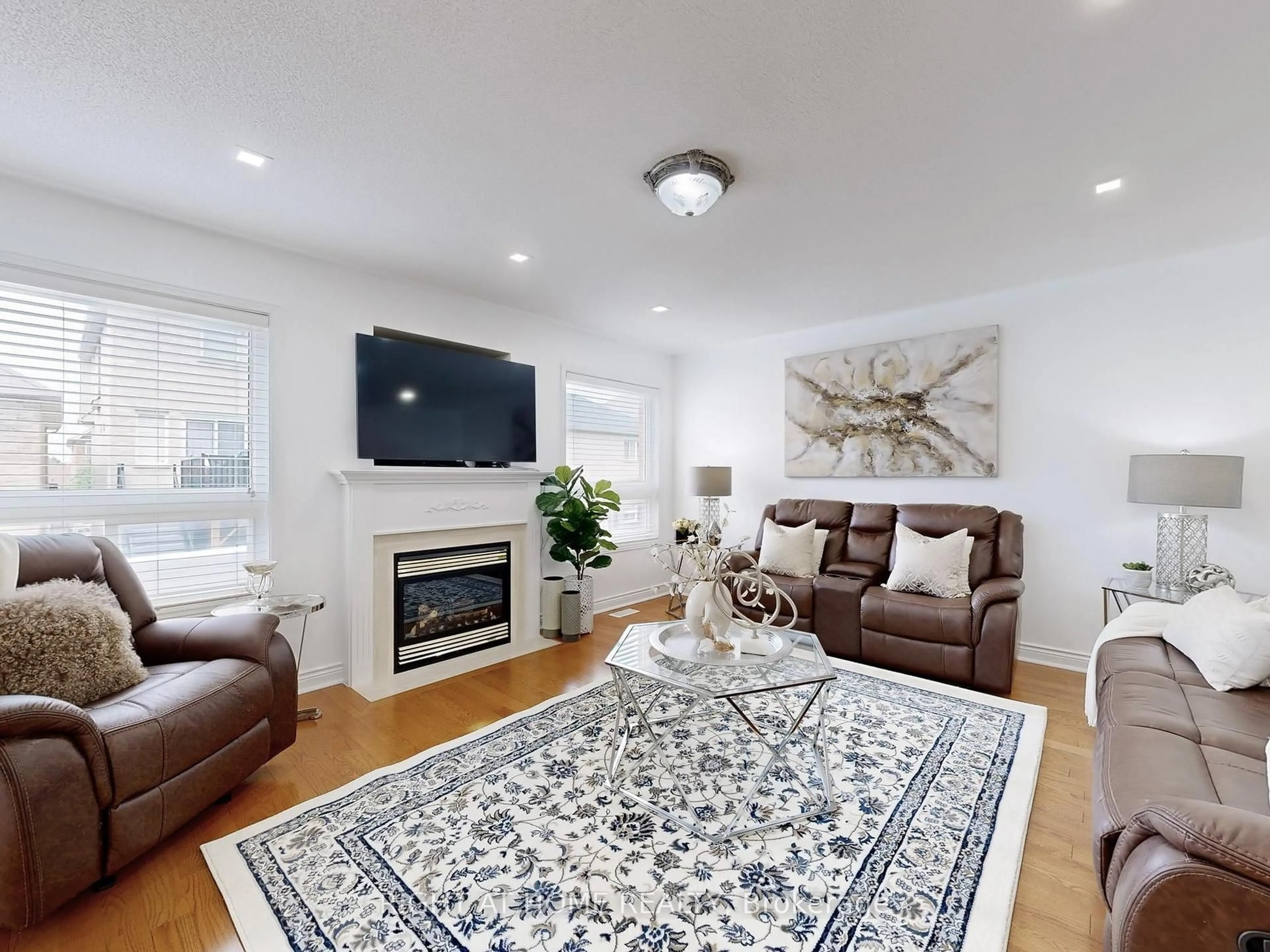 Living room with furniture, unknown for 65 Styles Cres, Ajax Ontario L1Z 0A8