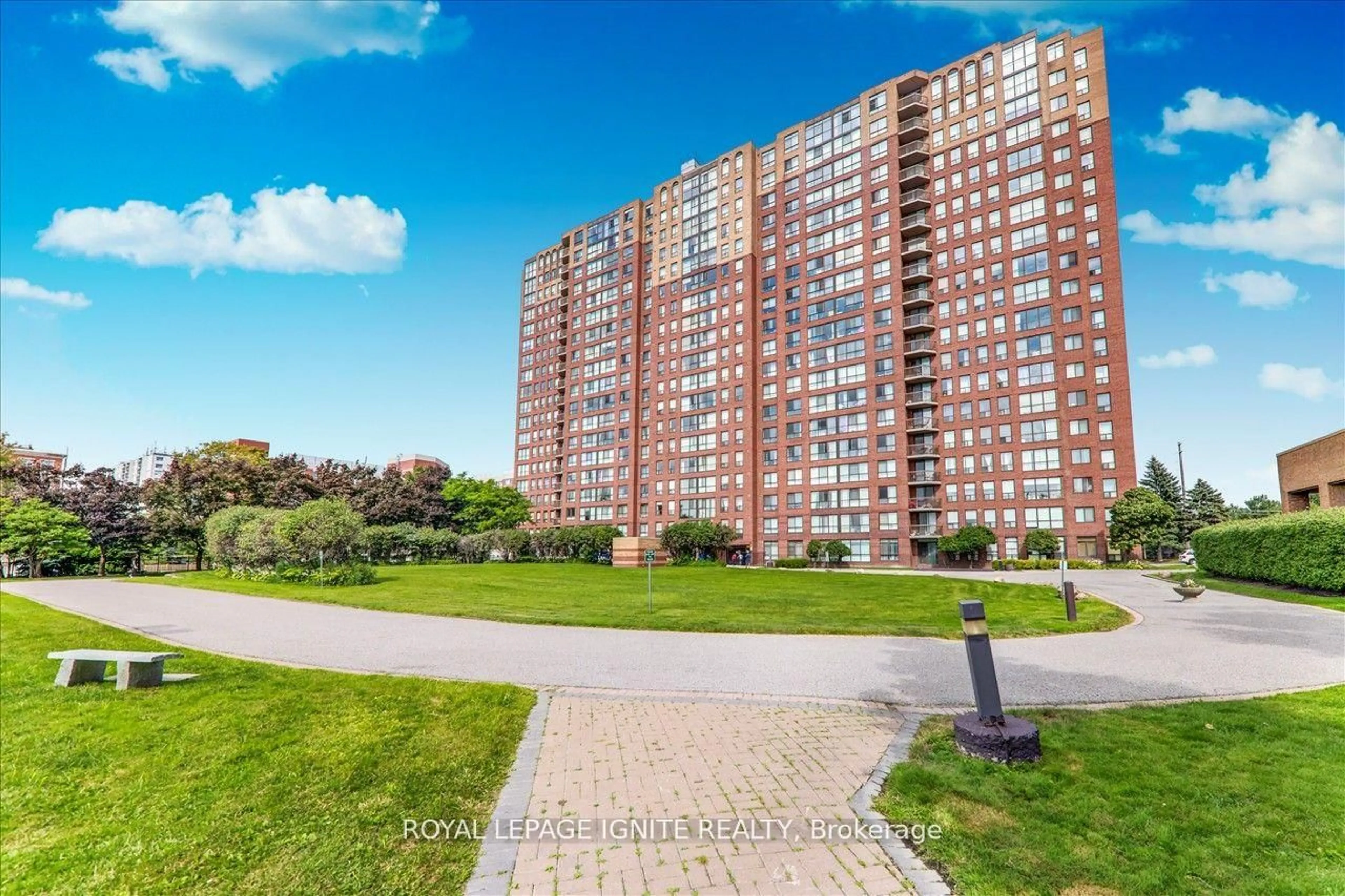 A pic from outside/outdoor area/front of a property/back of a property/a pic from drone, unknown for 330 McCowan Rd #1914, Toronto Ontario M1J 3N3