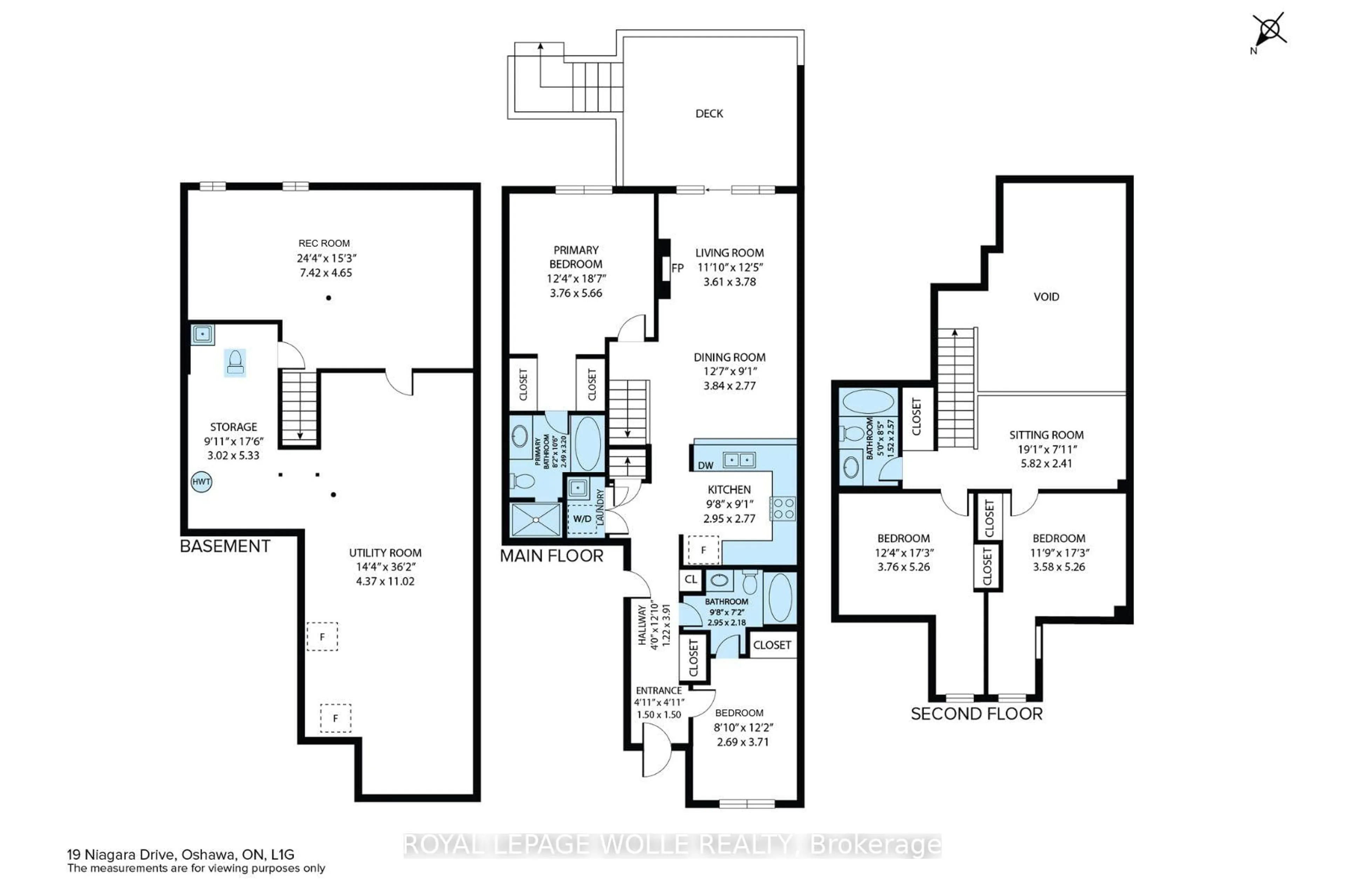 Floor plan for 19 Niagara Dr #14, Oshawa Ontario L1G 8G2